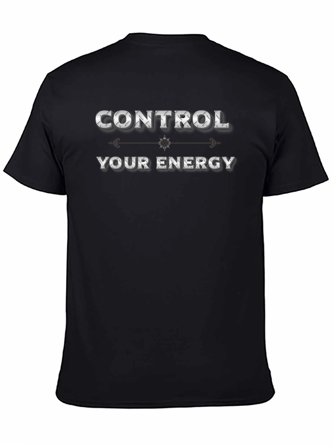 Control Your Energy Black T-Shirt