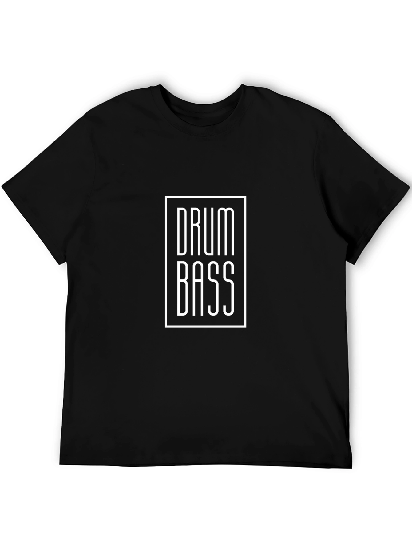 Drum & Bass Graphic Tee - Black