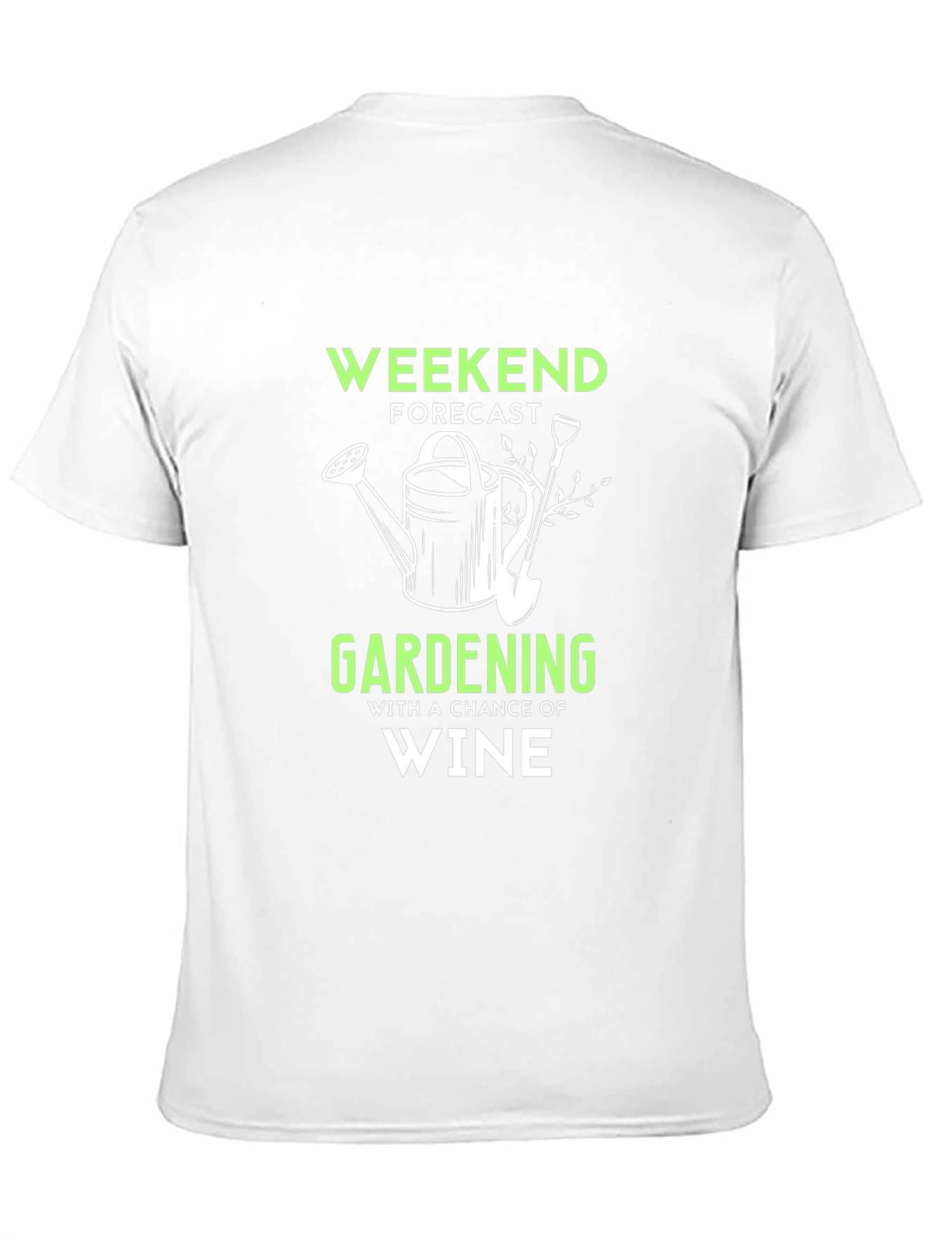 Weekend Gardening & Wine T-Shirt - Funny Hobby Tee