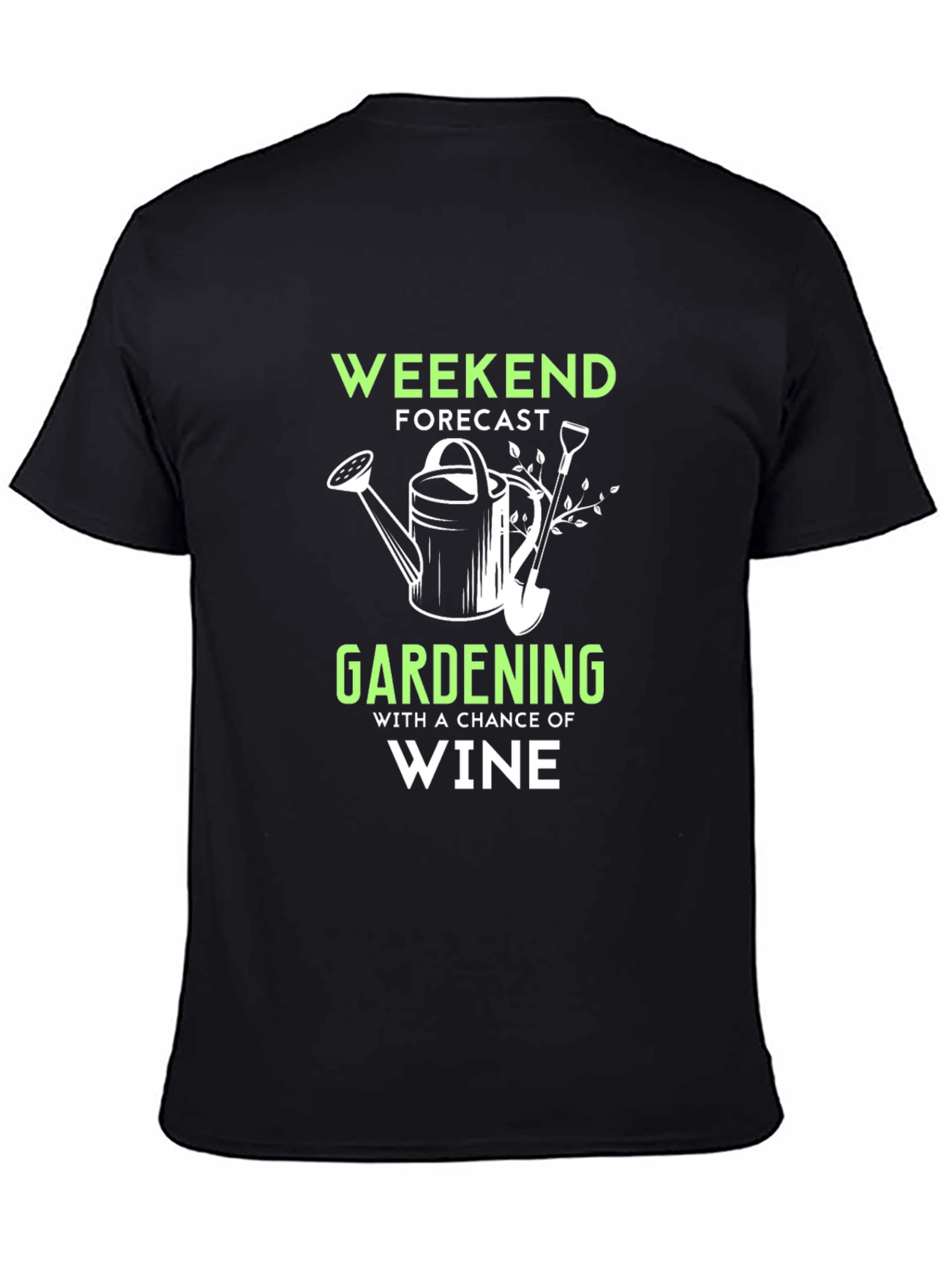 Weekend Gardening & Wine T-Shirt - Funny Hobby Tee