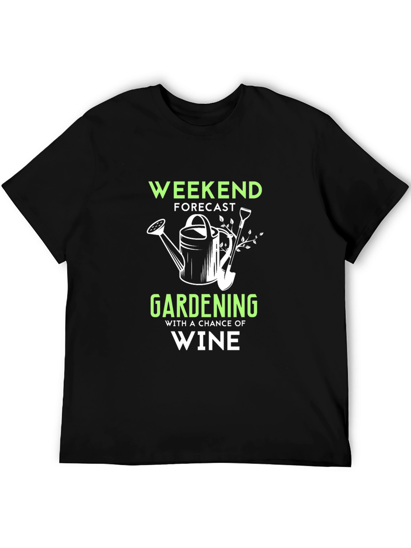 Weekend Gardening & Wine T-Shirt - Funny Hobby Tee