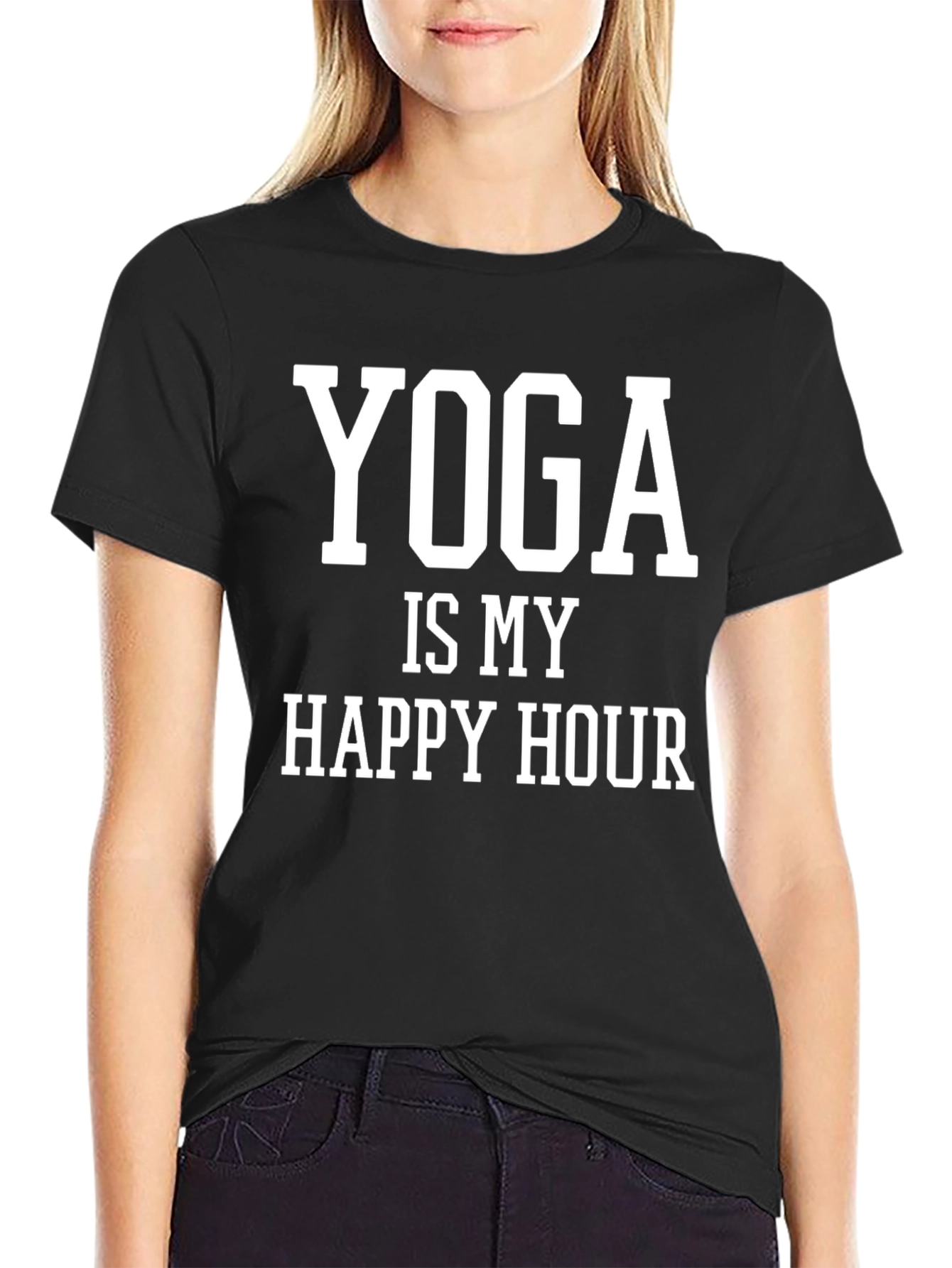 Yoga Is My Happy Hour T-Shirt