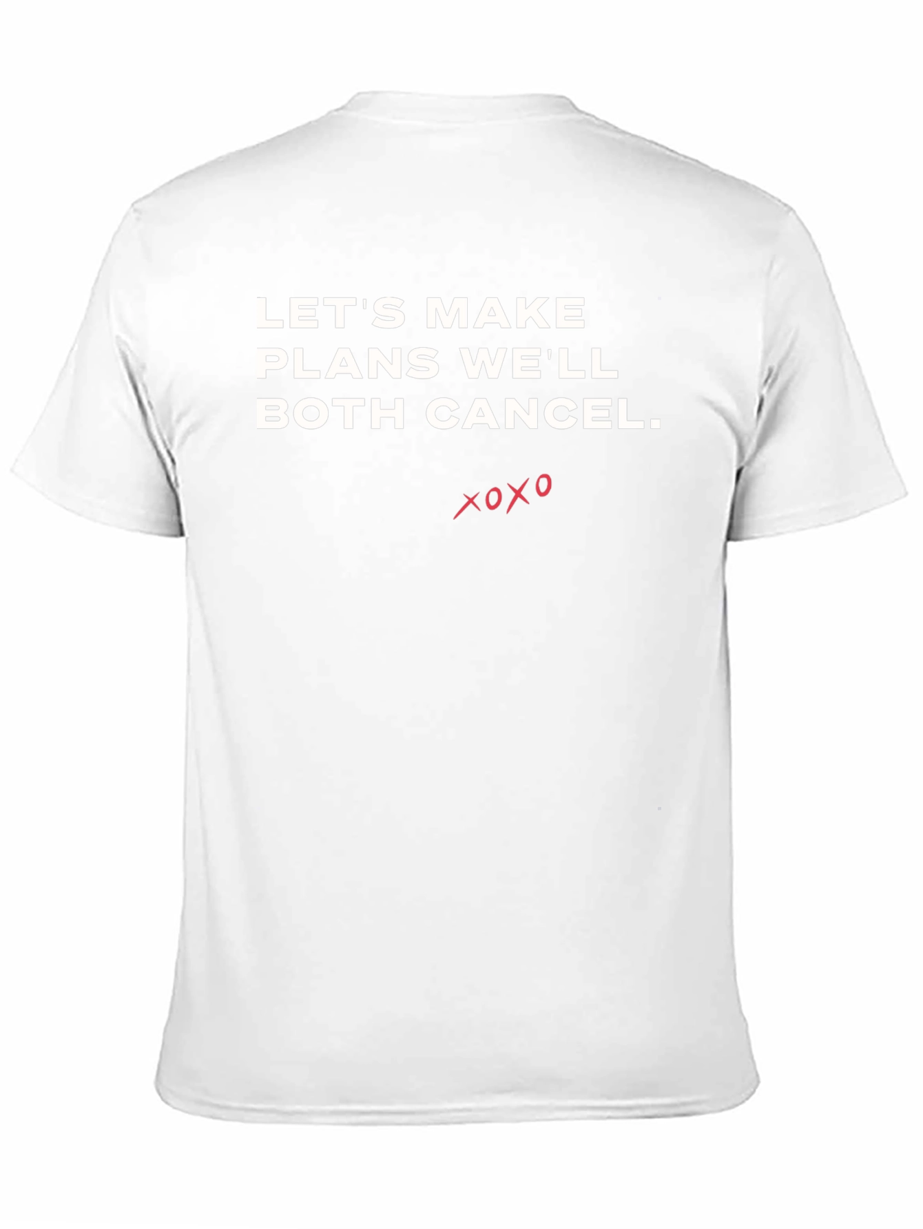 Funny Cancel Plans Graphic Tee - Black T-Shirt