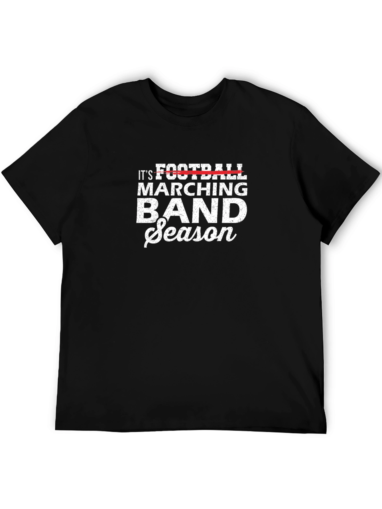 Football Marching Band Season Graphic Tee