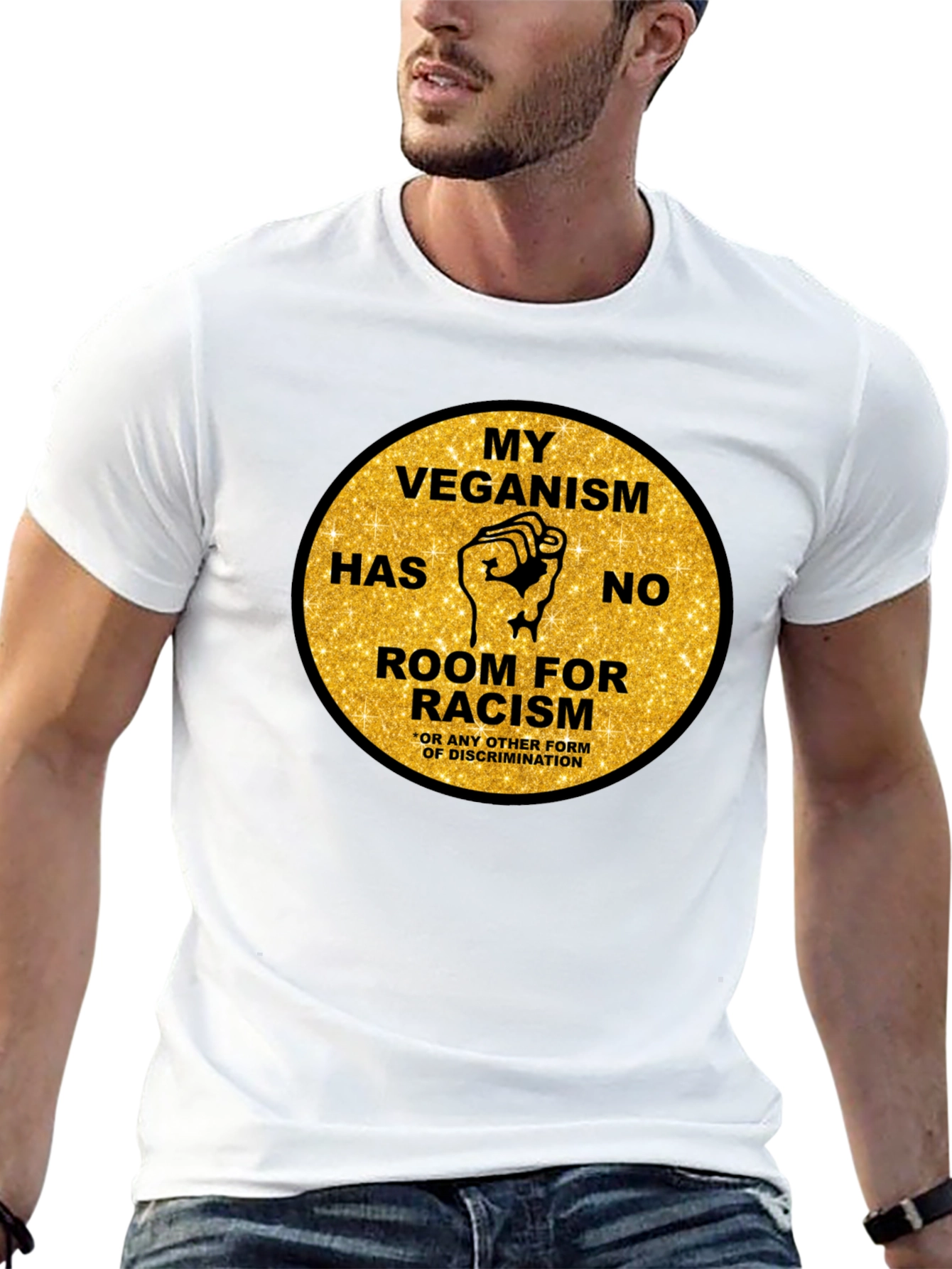 Veganism Anti-Racism Graphic Tee