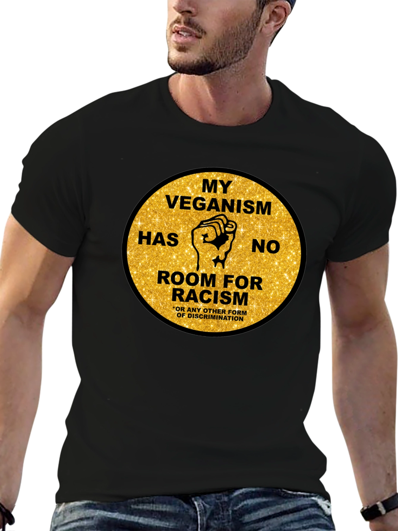 Veganism Anti-Racism Graphic Tee