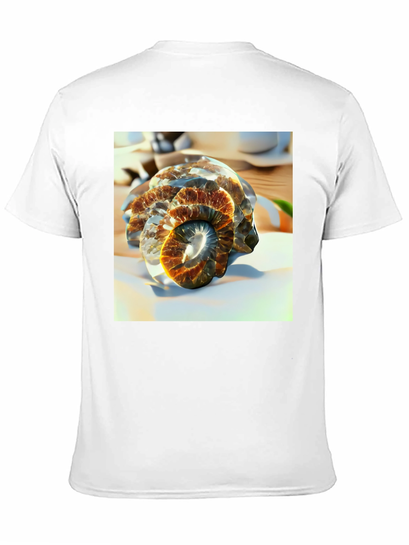 Spiral Fossil Graphic Tee - Unique Design Soft Cotton