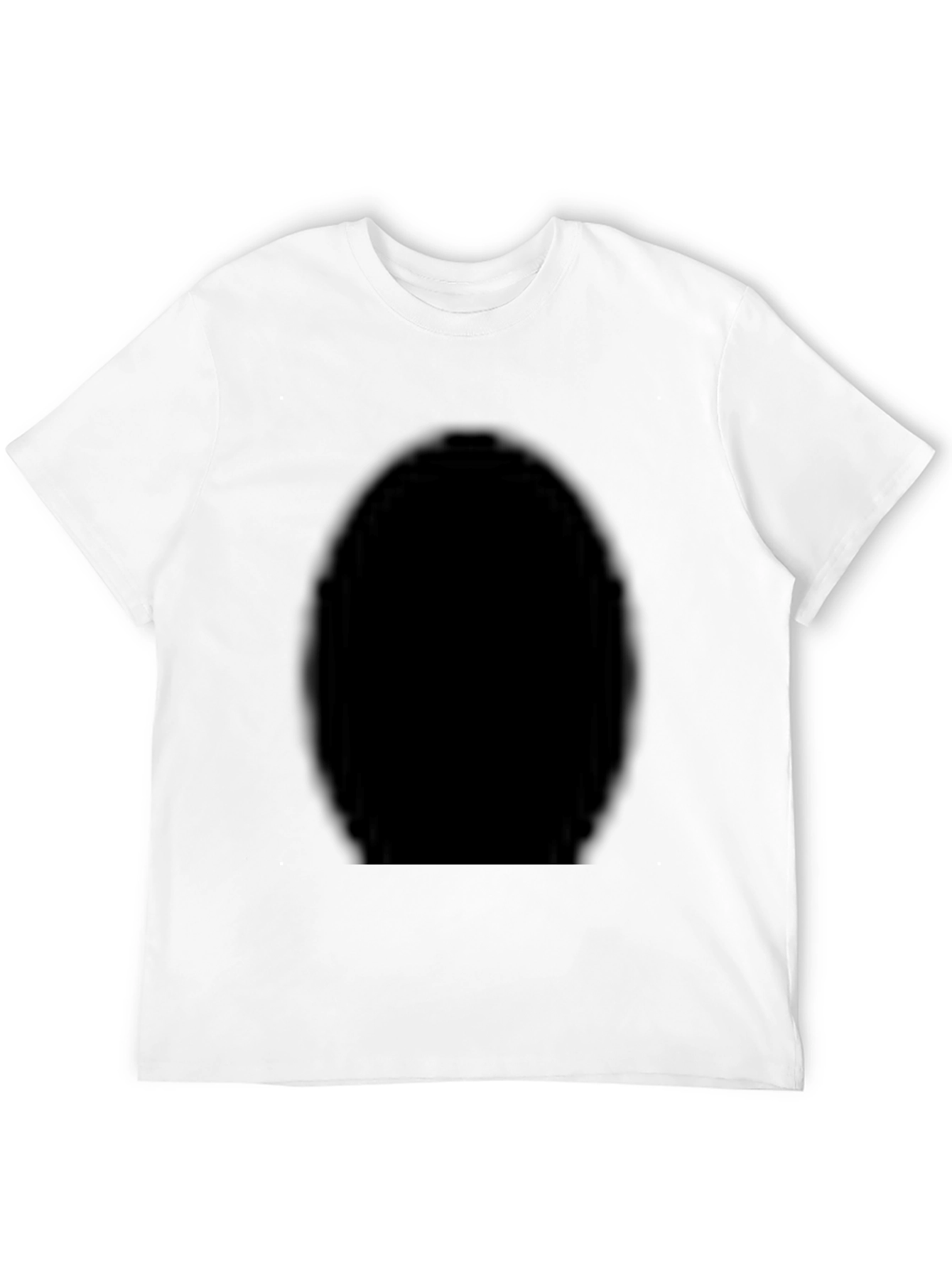 Mens Solid Black Short Sleeve T-Shirt