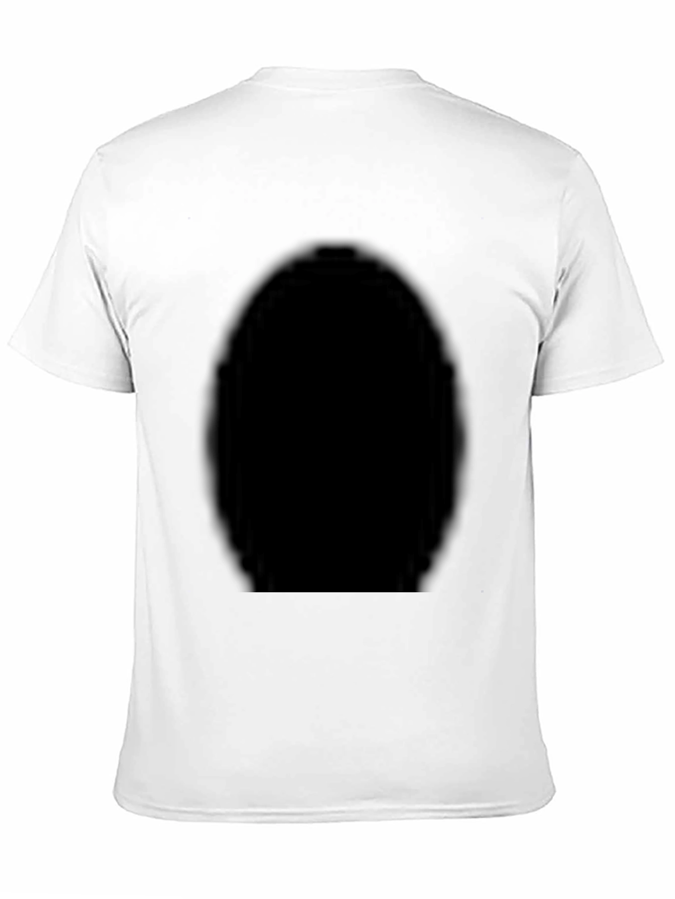 Mens Solid Black Short Sleeve T-Shirt