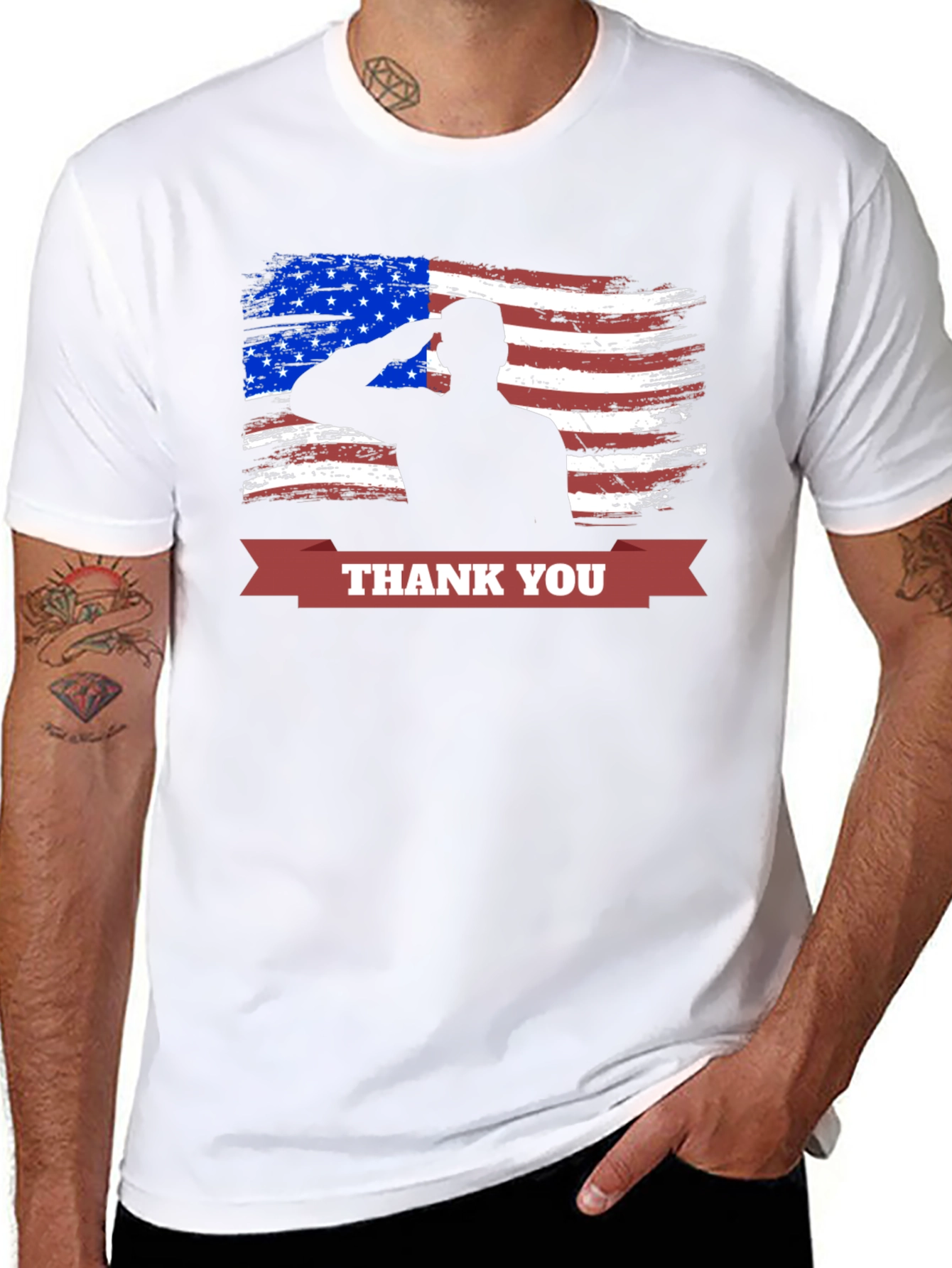 Thank You Veteran Graphic T-Shirt