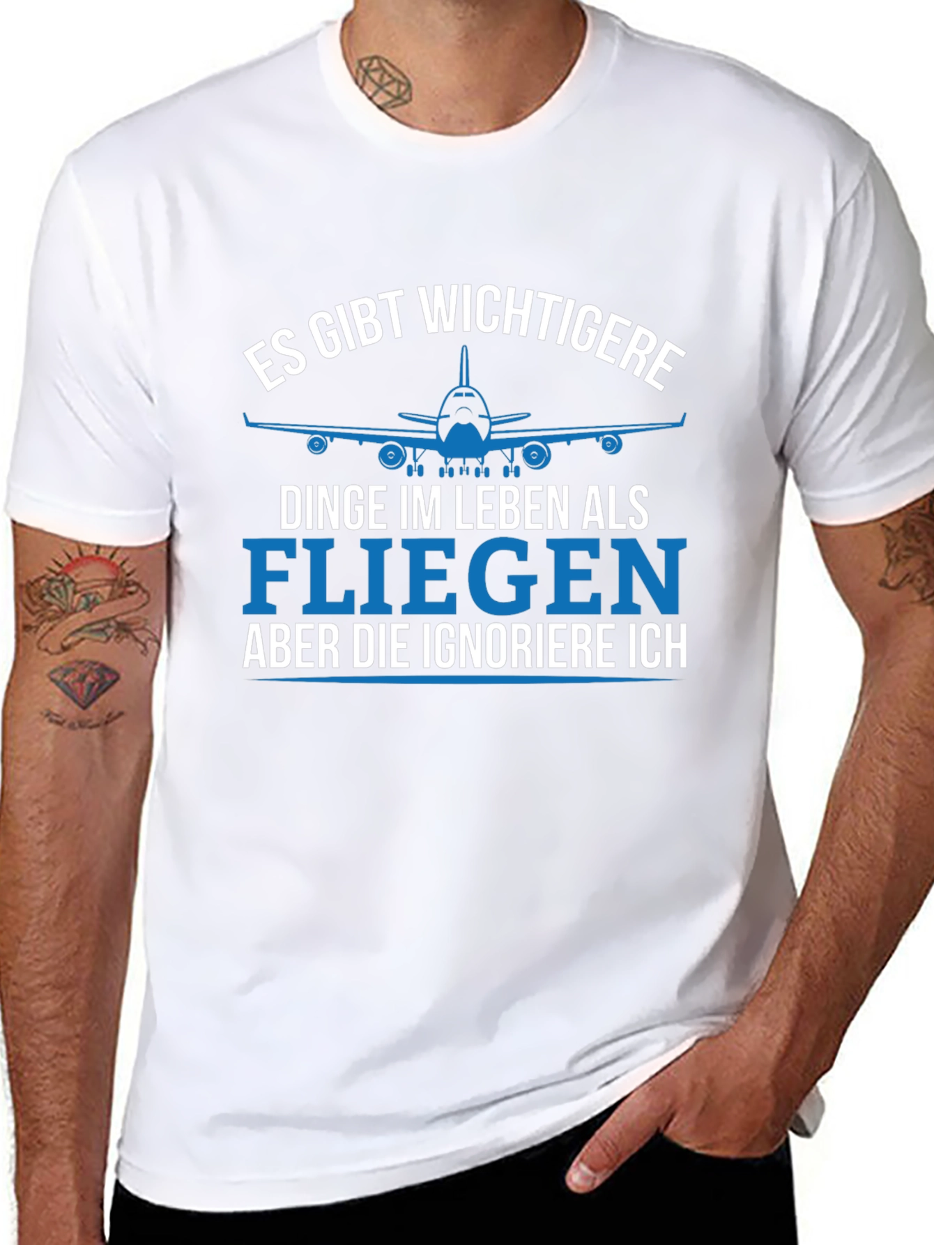 Funny Aviation T-Shirt - Flying is Life!