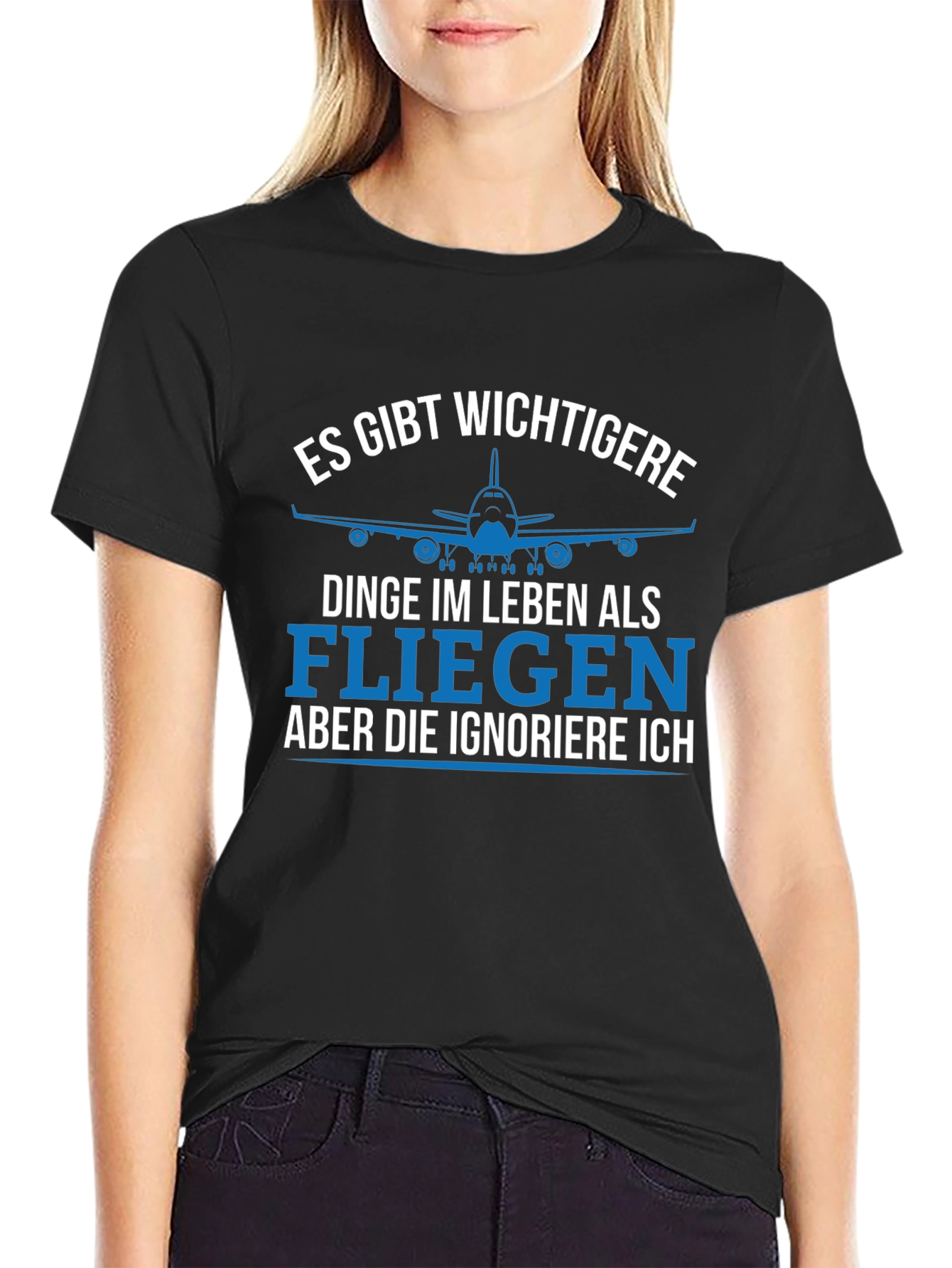 Funny Aviation T-Shirt - Flying is Life!