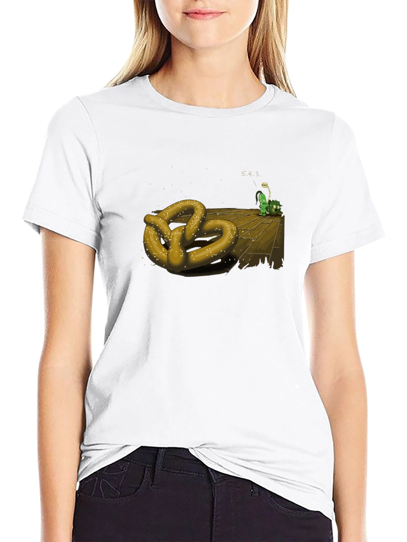 Pretzel & Worm Countdown T-Shirt