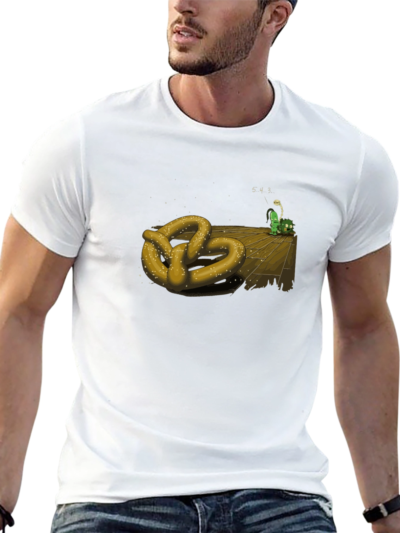 Pretzel & Worm Countdown T-Shirt