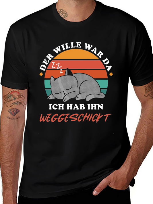 Funny German Cat Nap T-Shirt