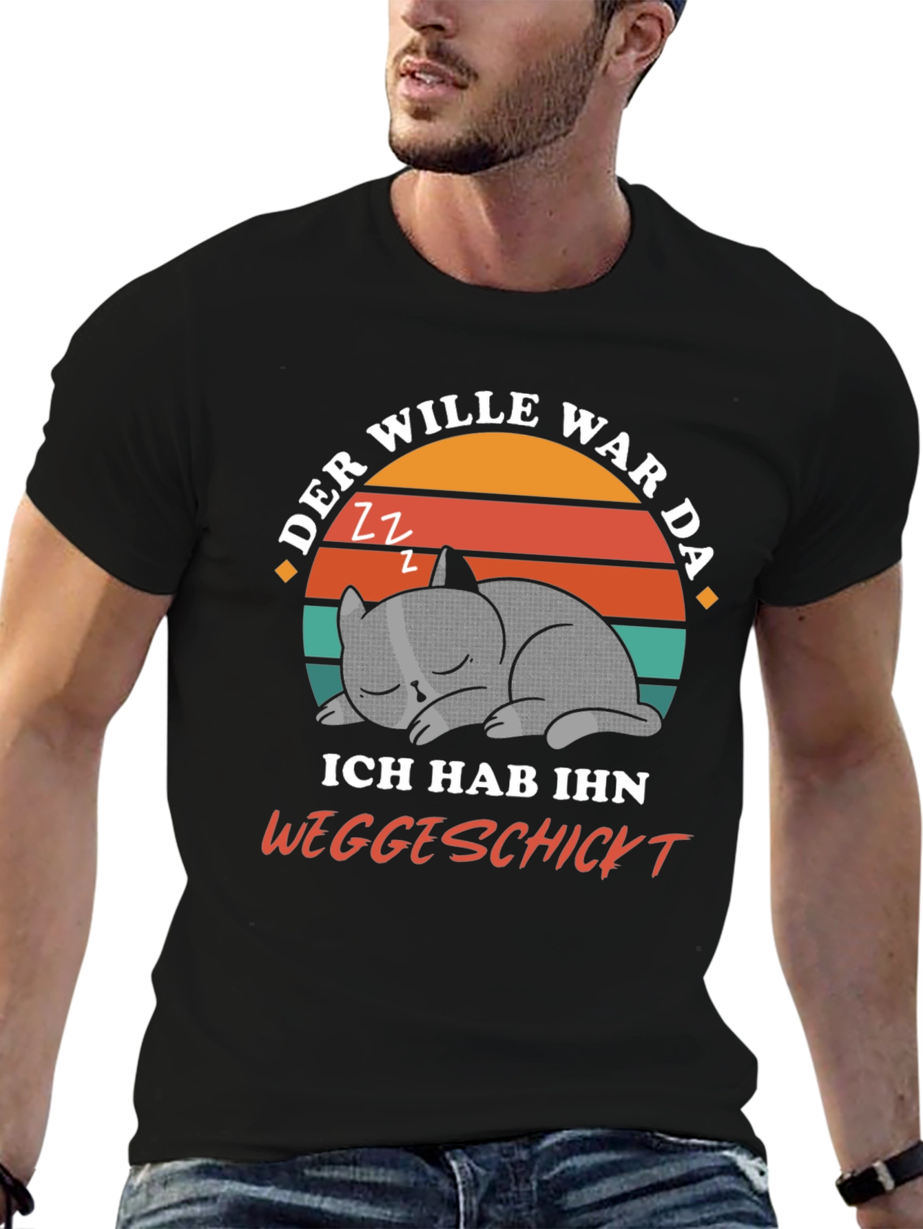 Funny German Cat Nap T-Shirt