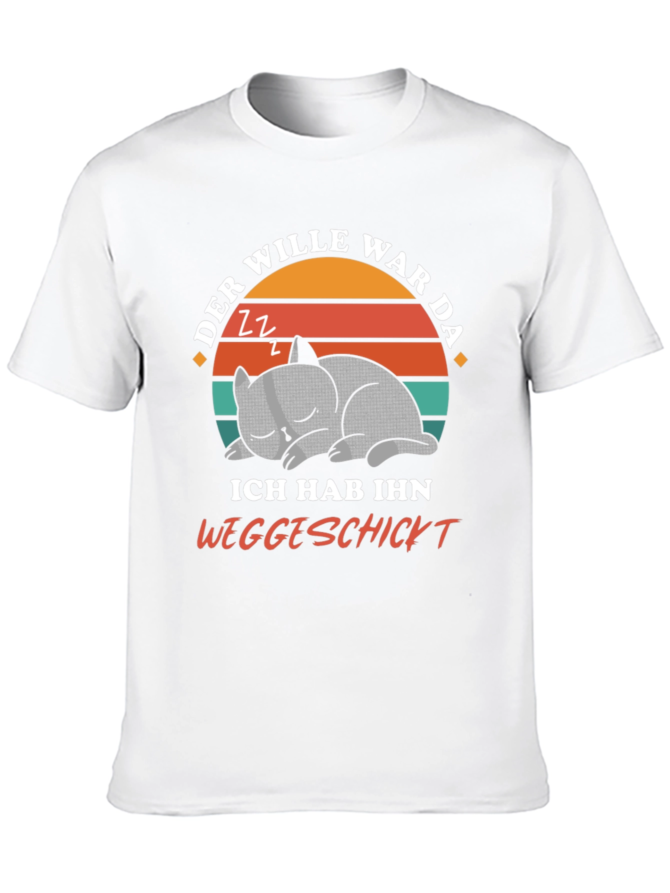 Funny German Cat Nap T-Shirt