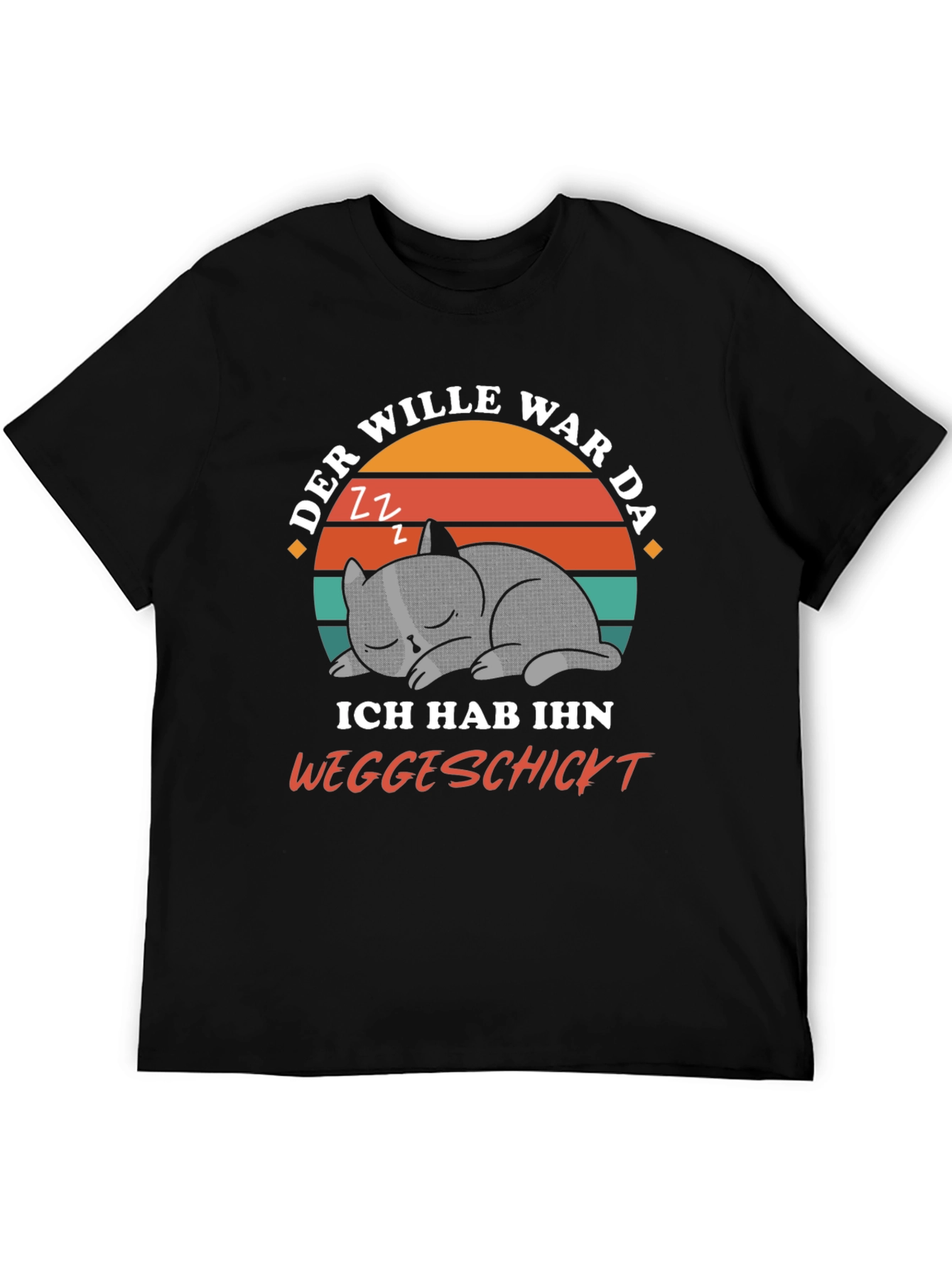 Funny German Cat Nap T-Shirt