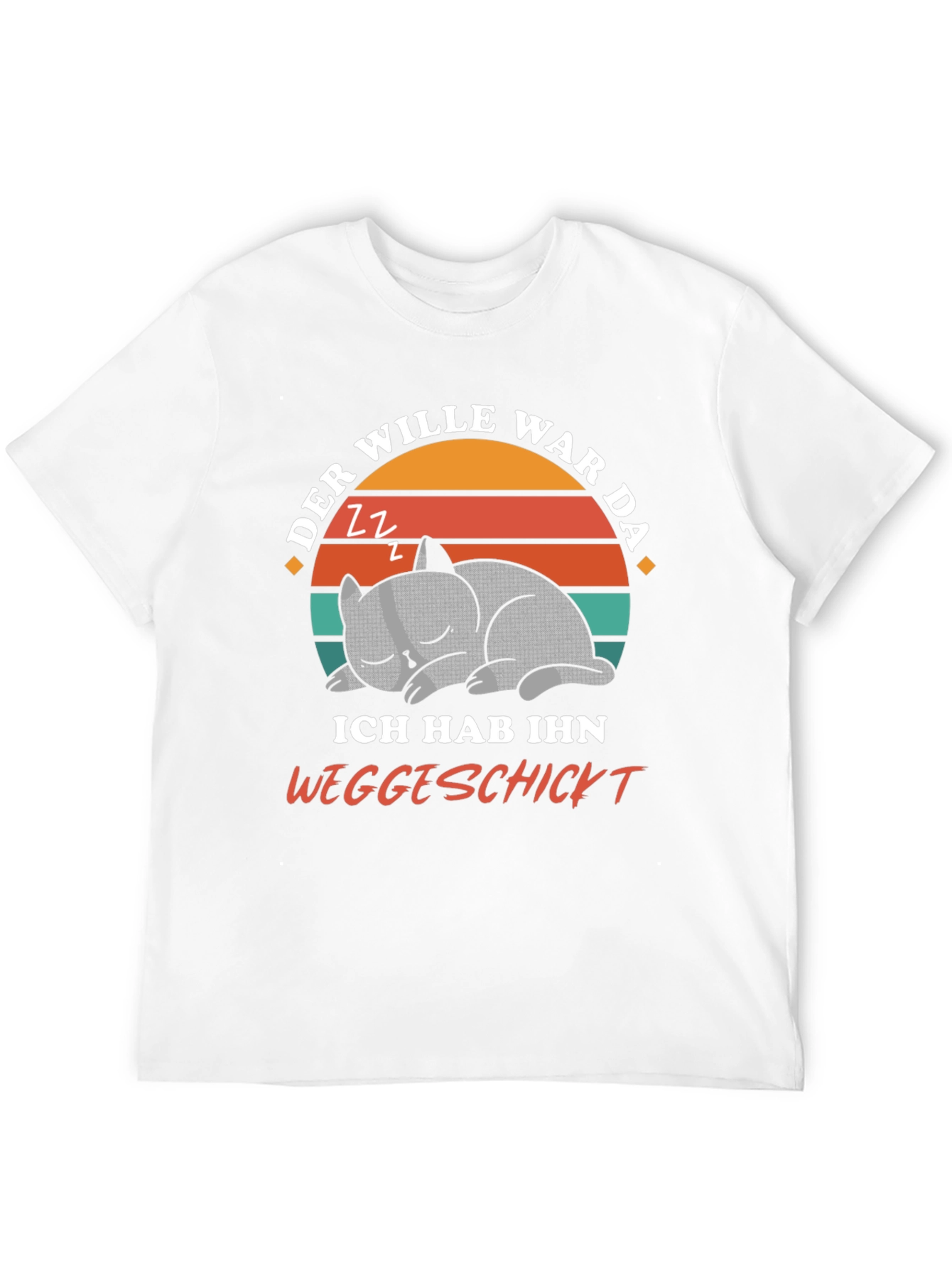 Funny German Cat Nap T-Shirt