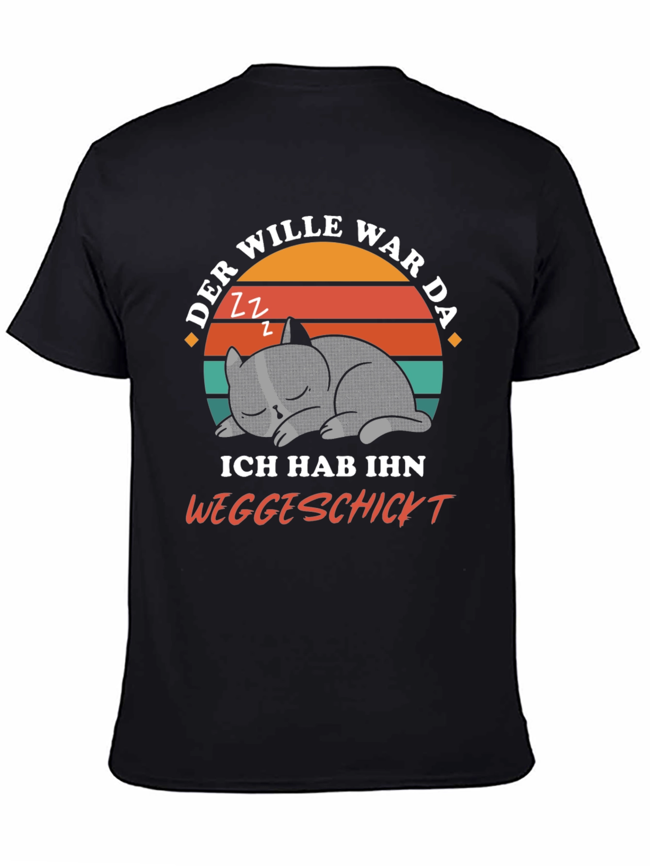 Funny German Cat Nap T-Shirt
