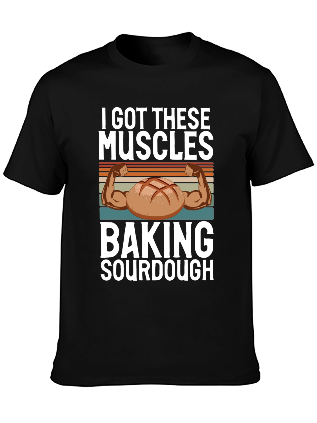 Baking Sourdough Muscle T-Shirt
