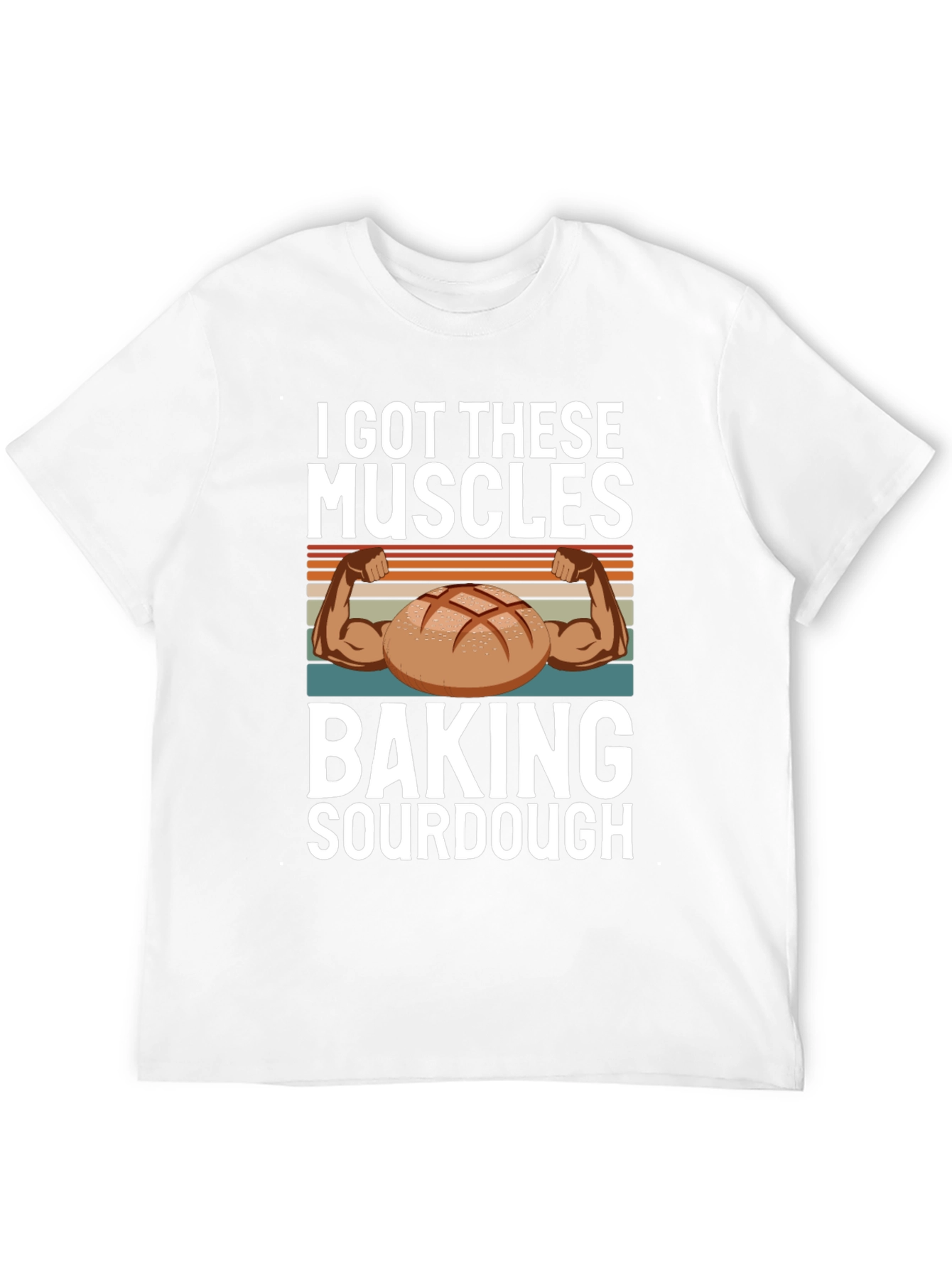 Baking Sourdough Muscle T-Shirt
