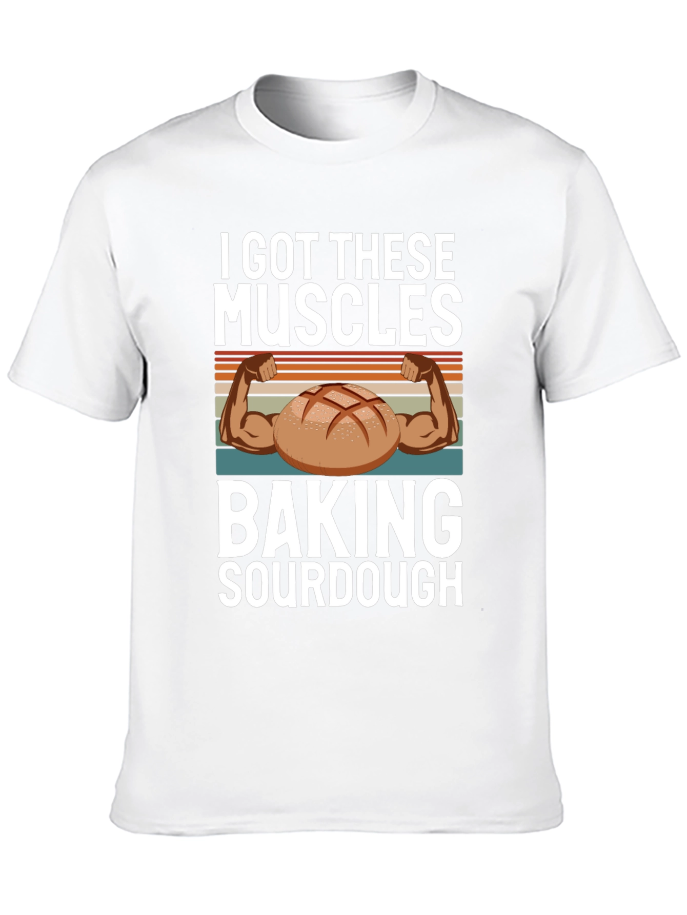 Baking Sourdough Muscle T-Shirt