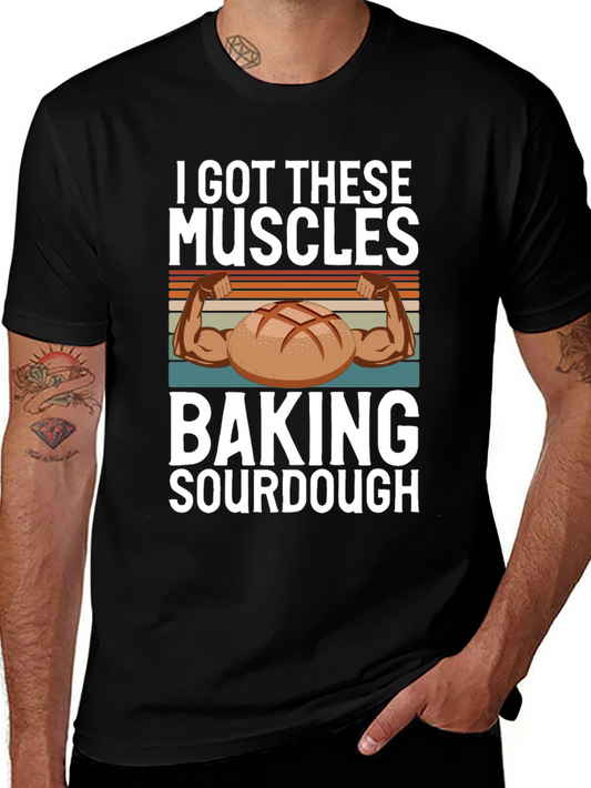 Baking Sourdough Muscle T-Shirt