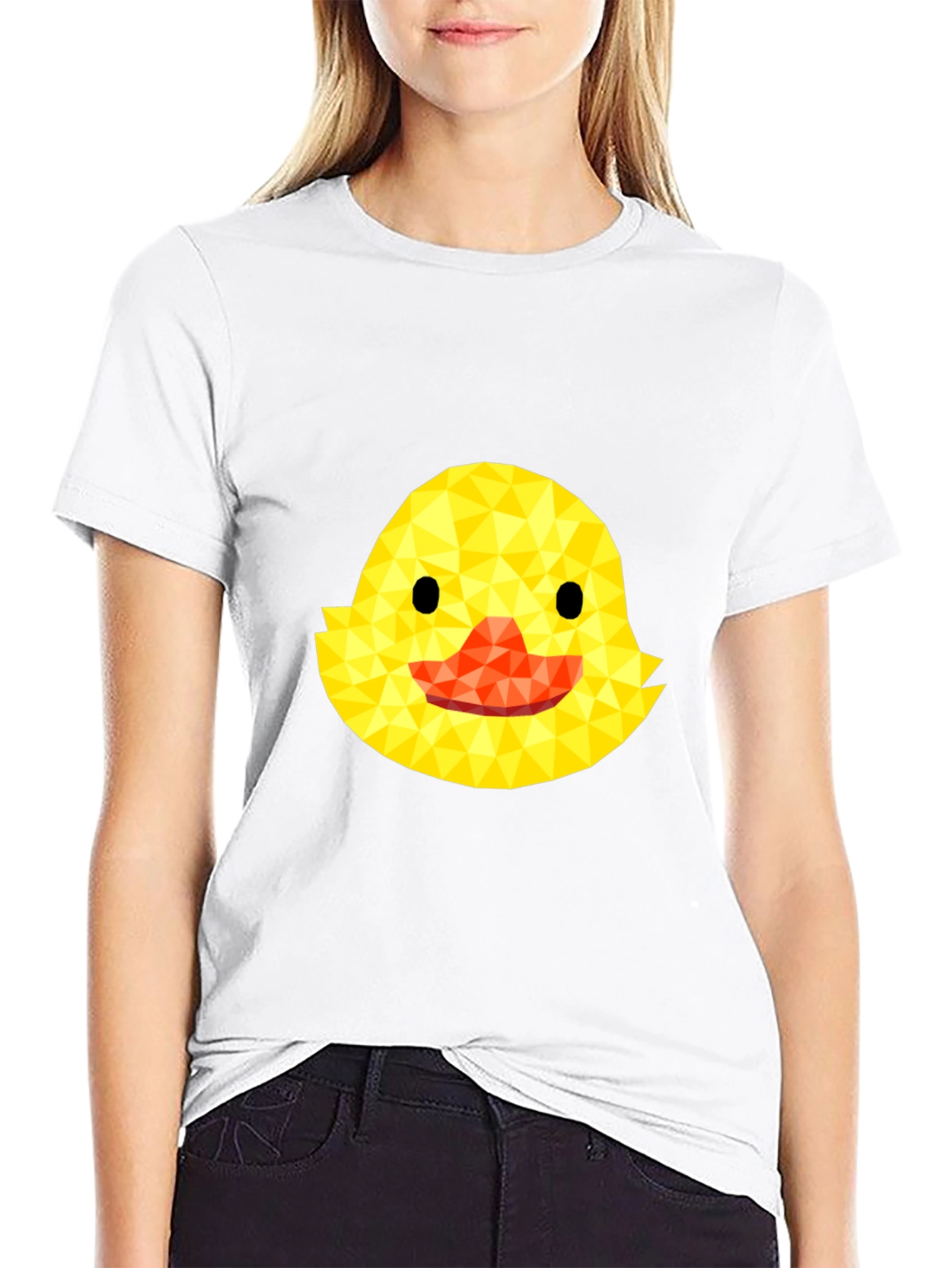 Duck Face Graphic Tee - Black T-Shirt