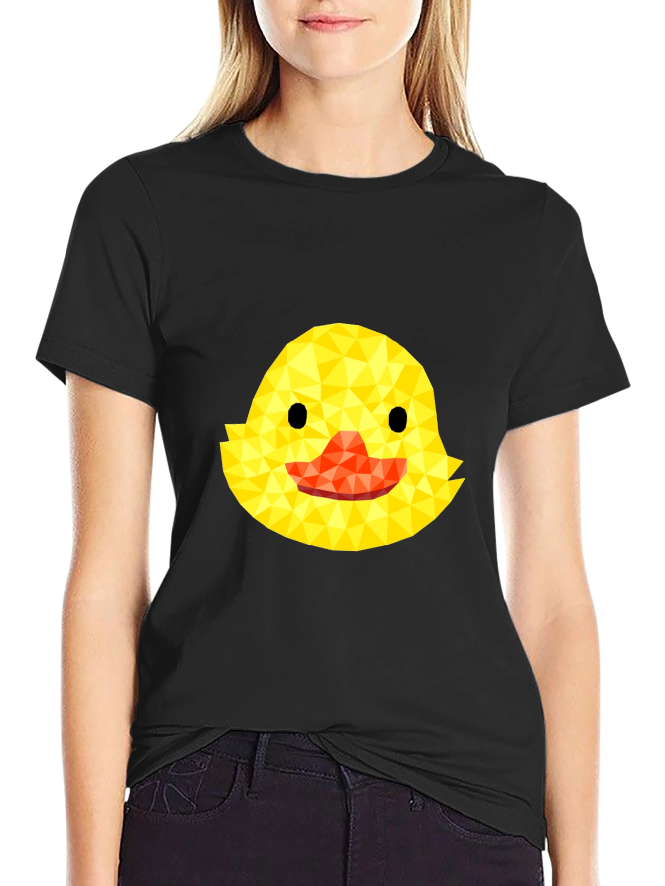 Duck Face Graphic Tee - Black T-Shirt