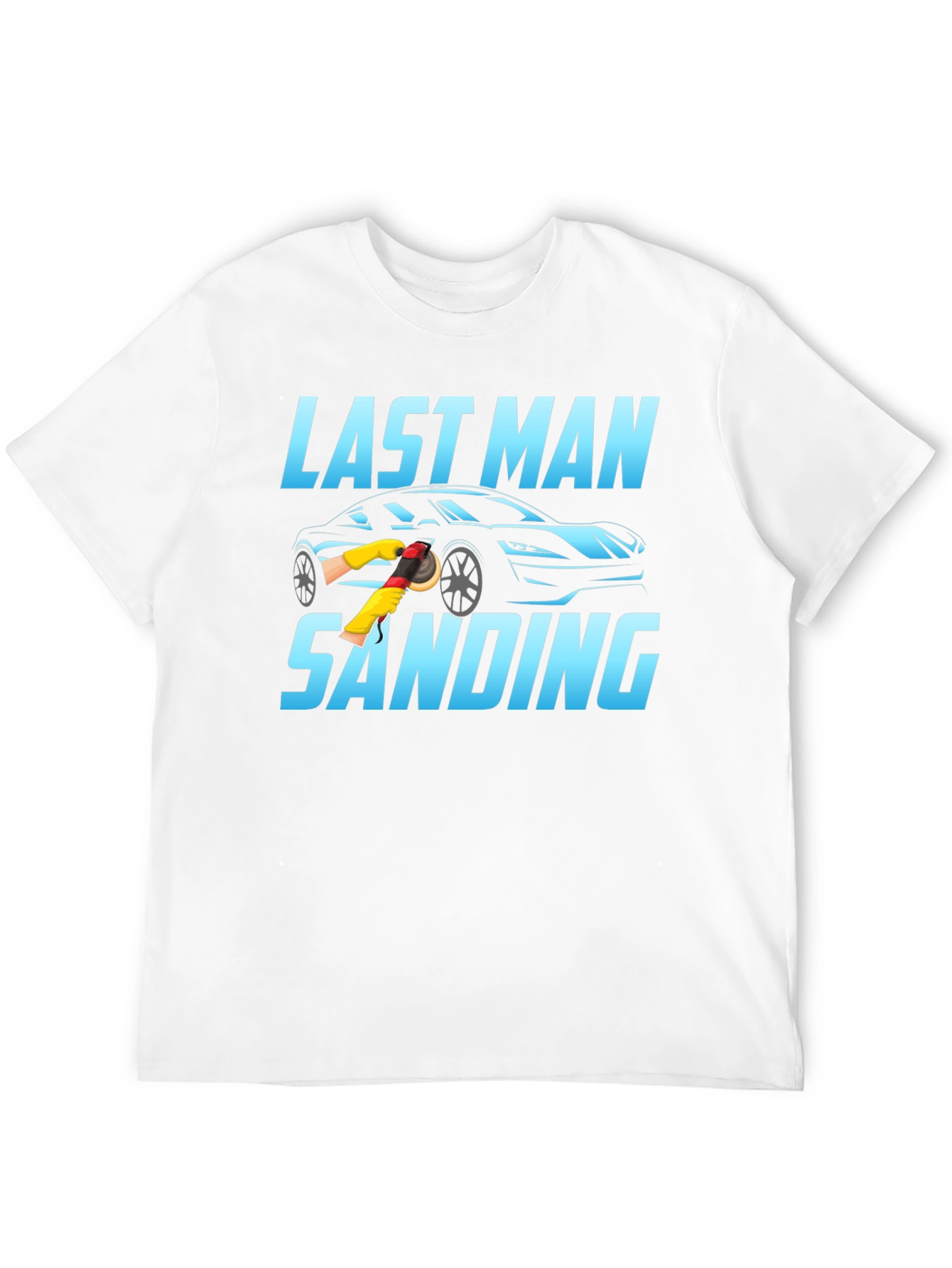 Last Man Sanding Black T-Shirt