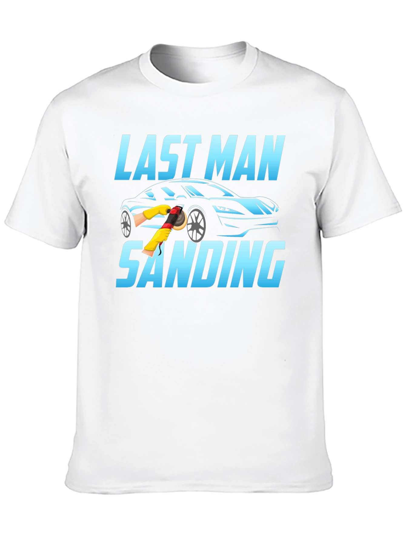 Last Man Sanding Black T-Shirt