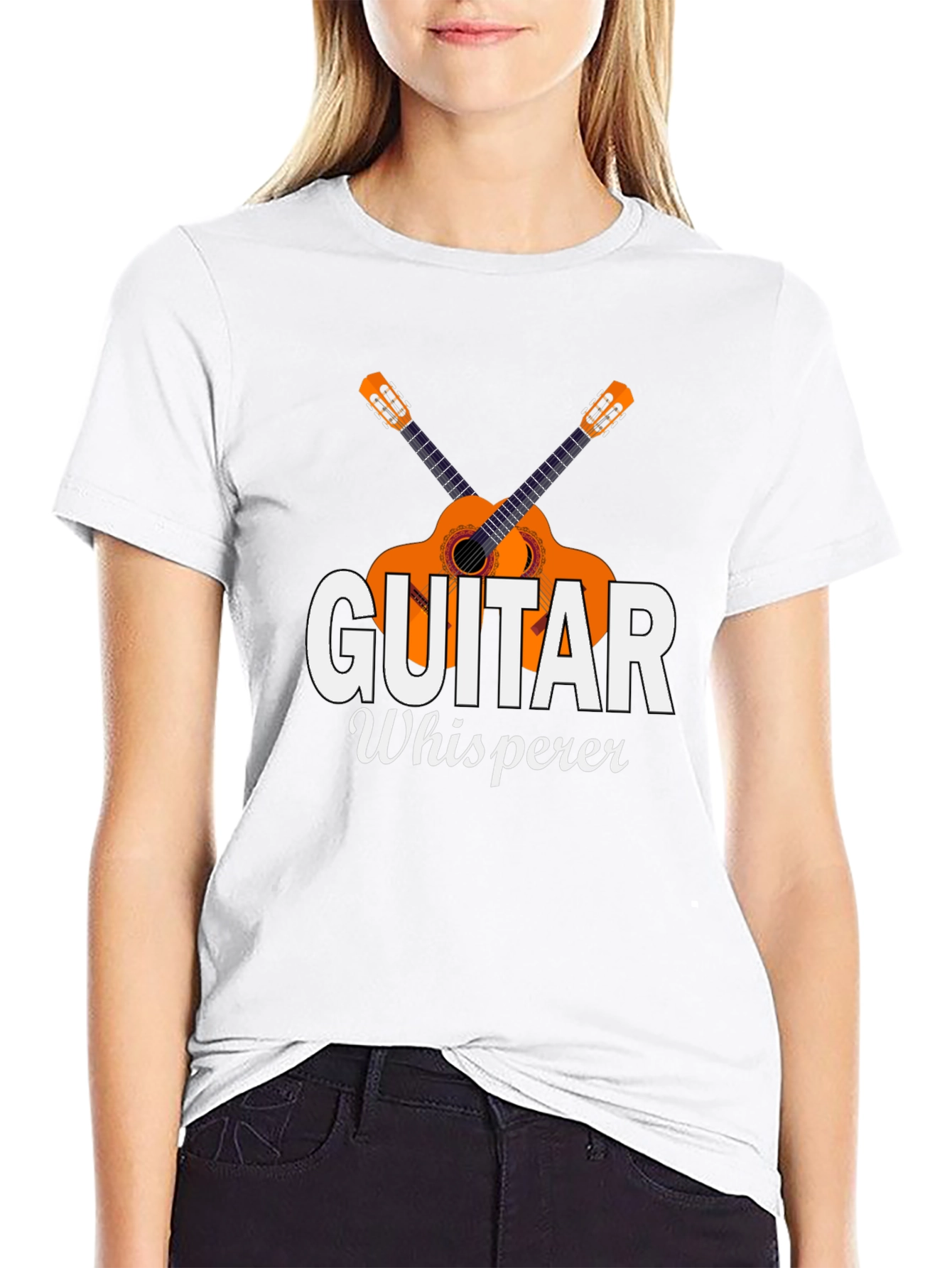 Guitar Whisperer Graphic T-Shirt - Black
