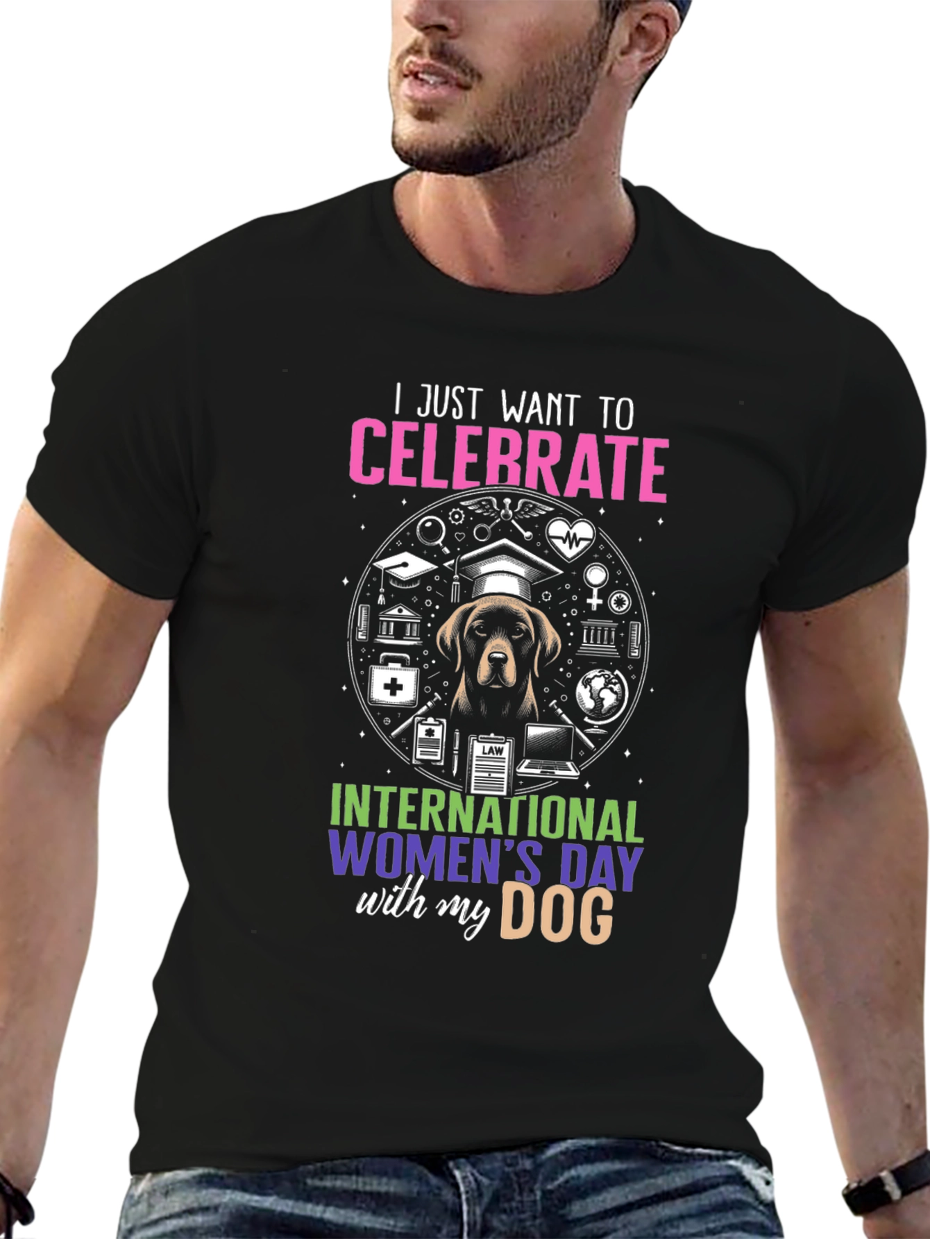 International Womens Day Dog T-Shirt