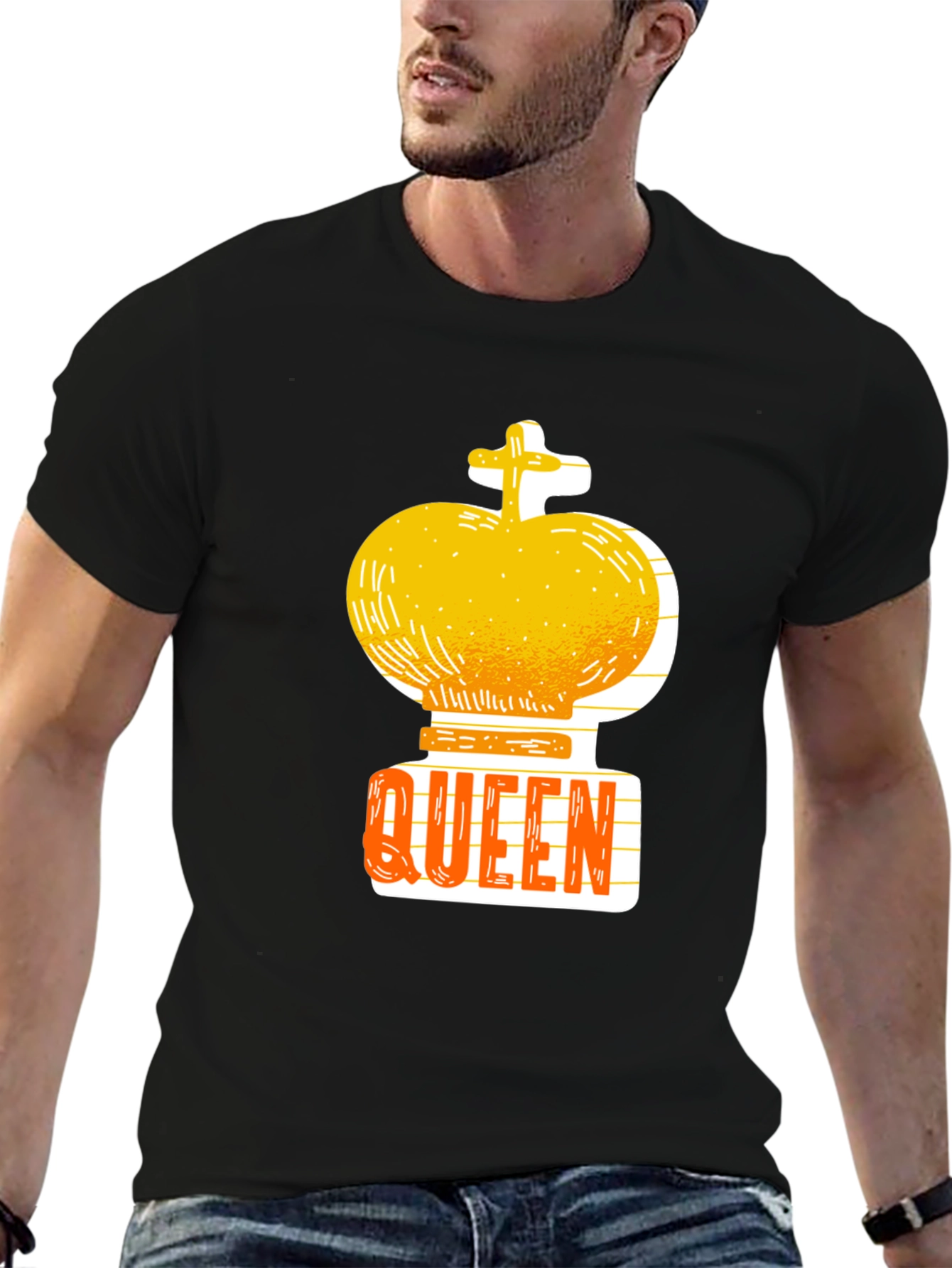 Queen Chess Piece Graphic Tee
