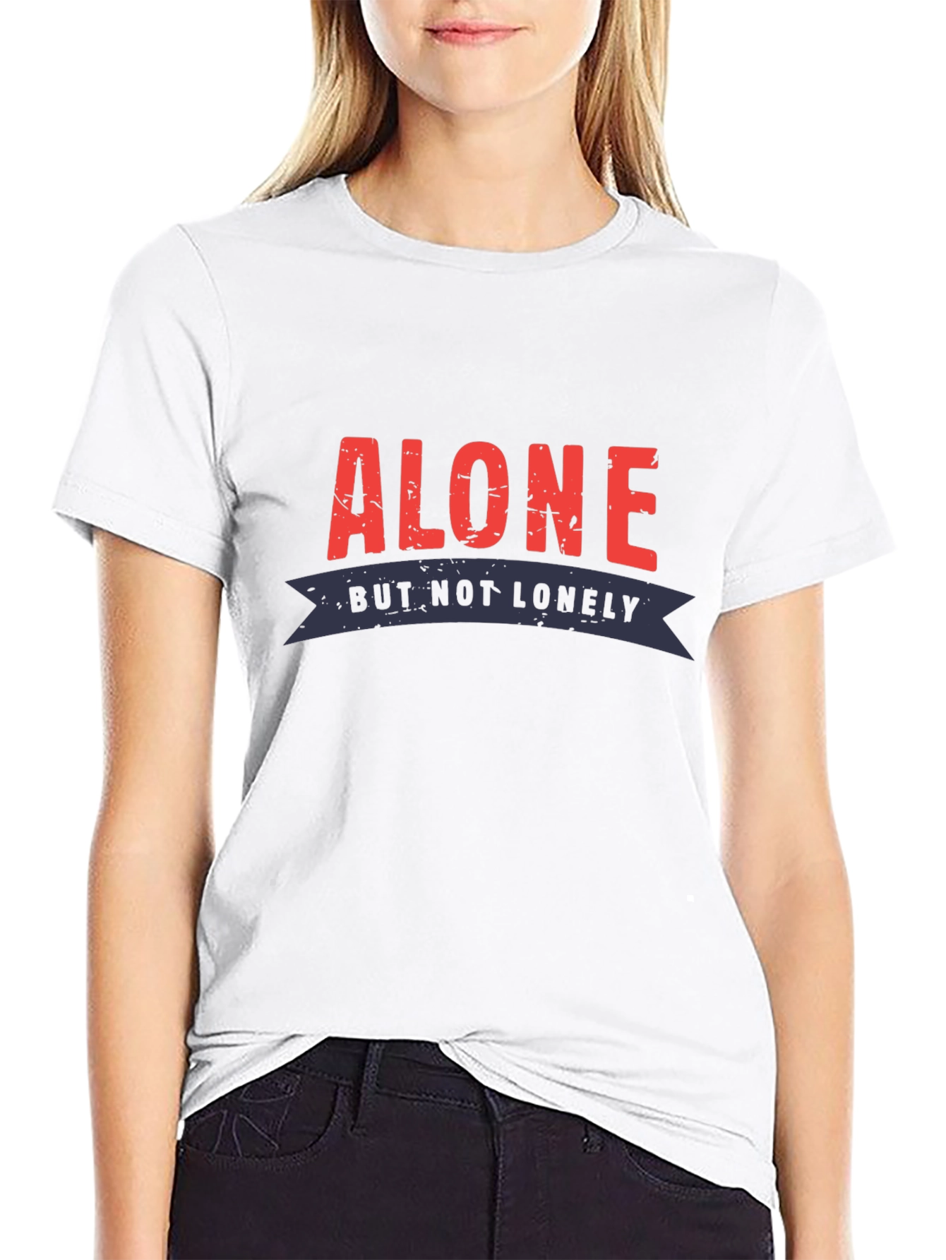 Alone But Not Lonely Graphic Tee