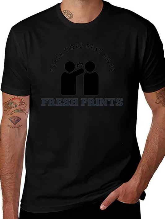 Paper Beats Rock Graphic Tee