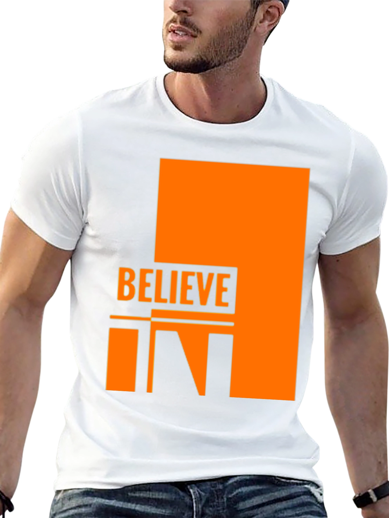 Believe In T-Shirt - Modern Graphic Tee
