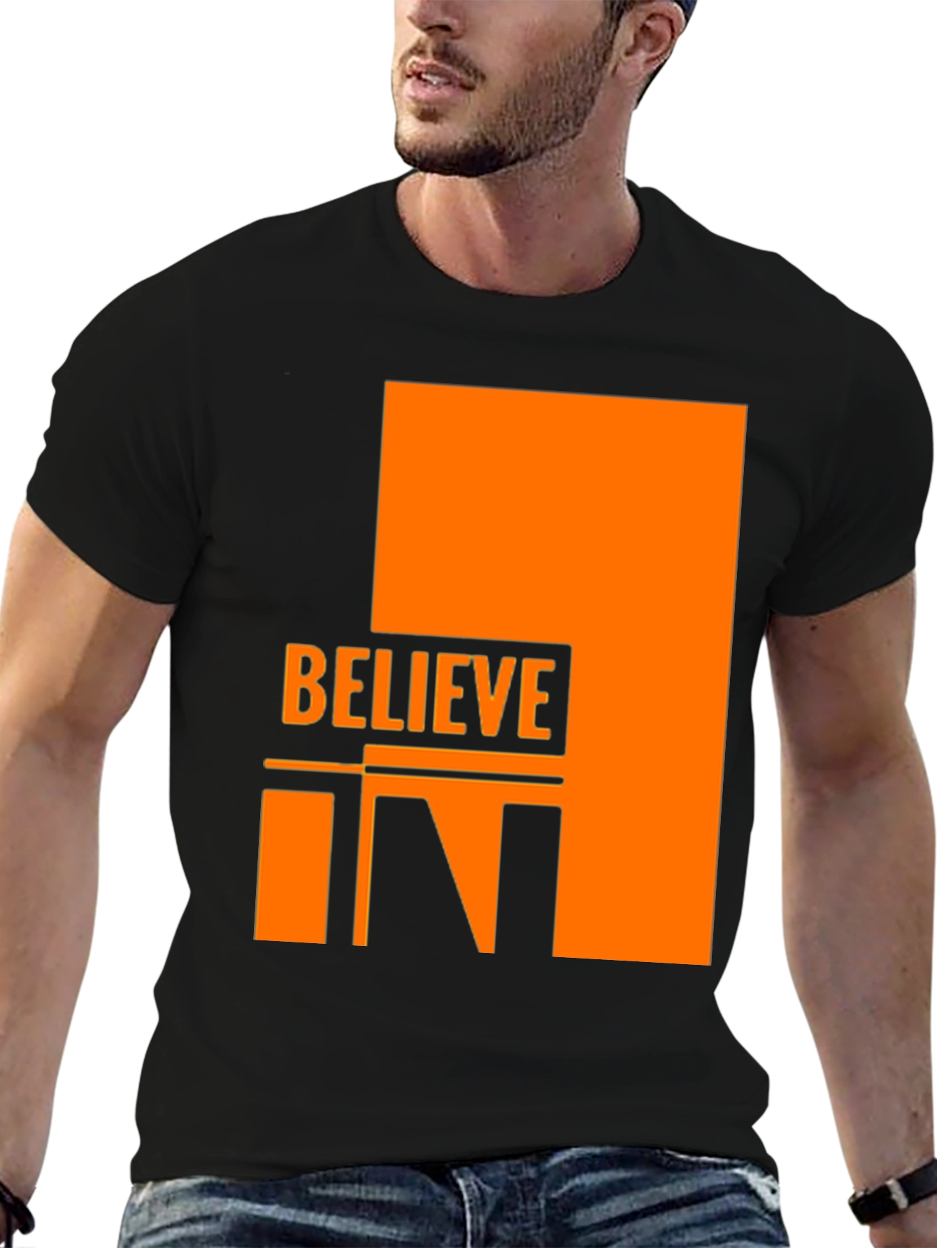 Believe In T-Shirt - Modern Graphic Tee