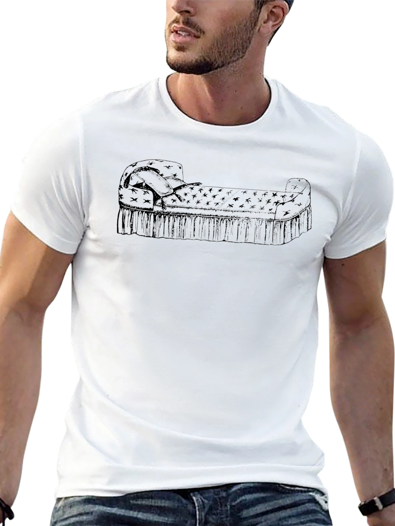 Psychiatrist Couch T-Shirt - Comfortable Relaxed Fit