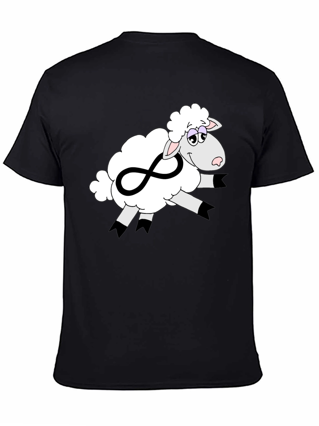 Infinite Sheep Graphic Tee - Soft Cotton Comfort