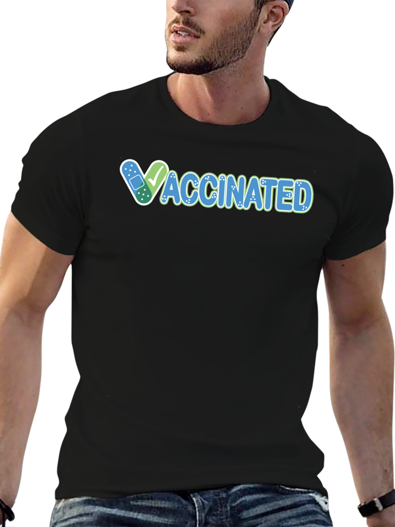 Vaccinated Graphic Tee - Show Your Status!