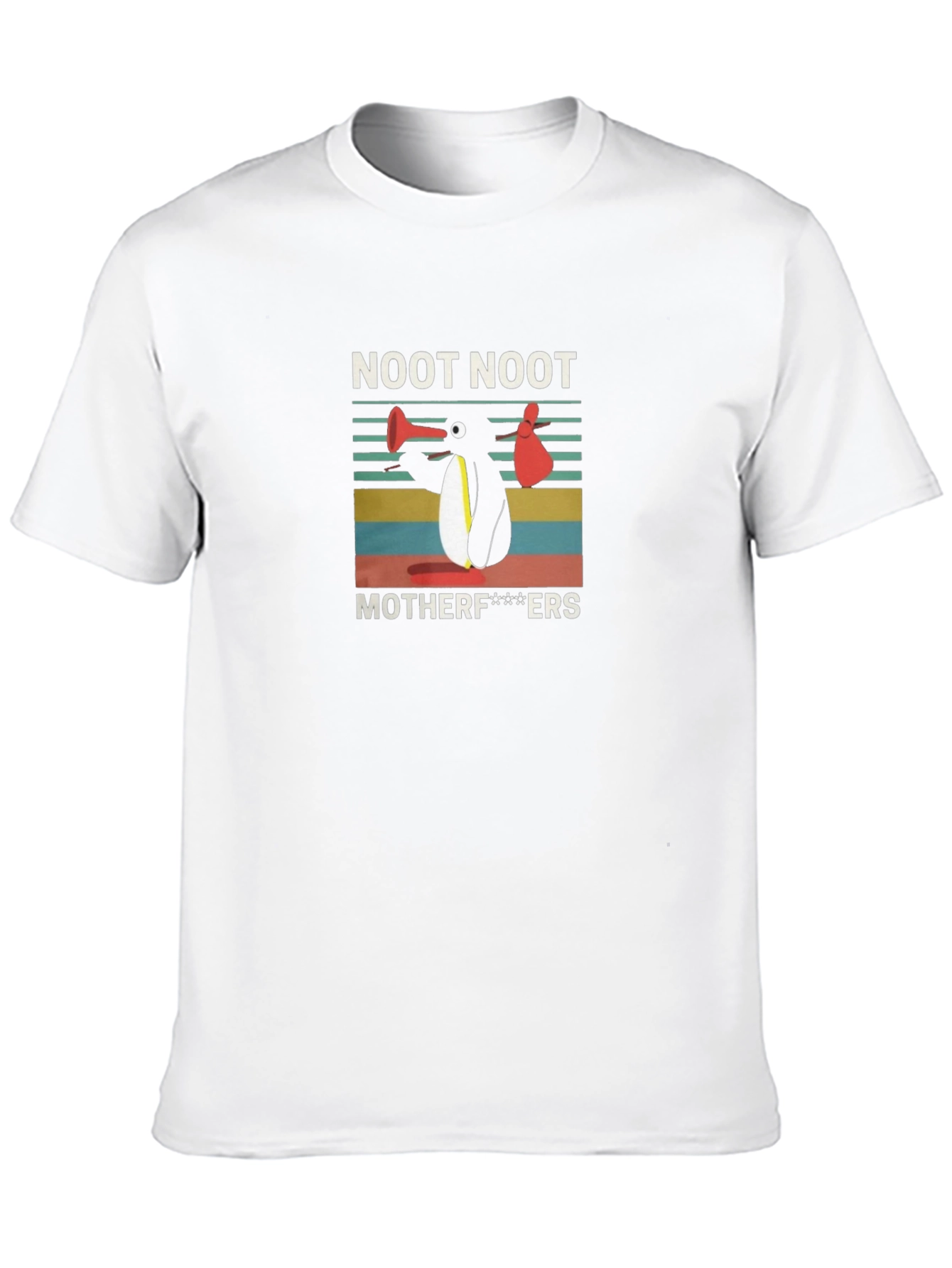 Noot Noot Penguin Graphic Tee - Funny Slogan T-Shirt
