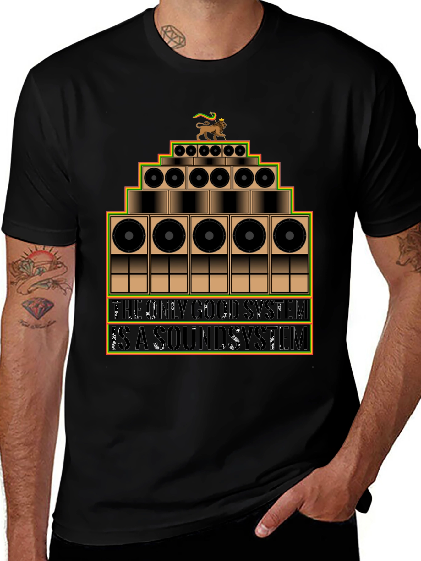 Rasta Sound System Graphic Tee