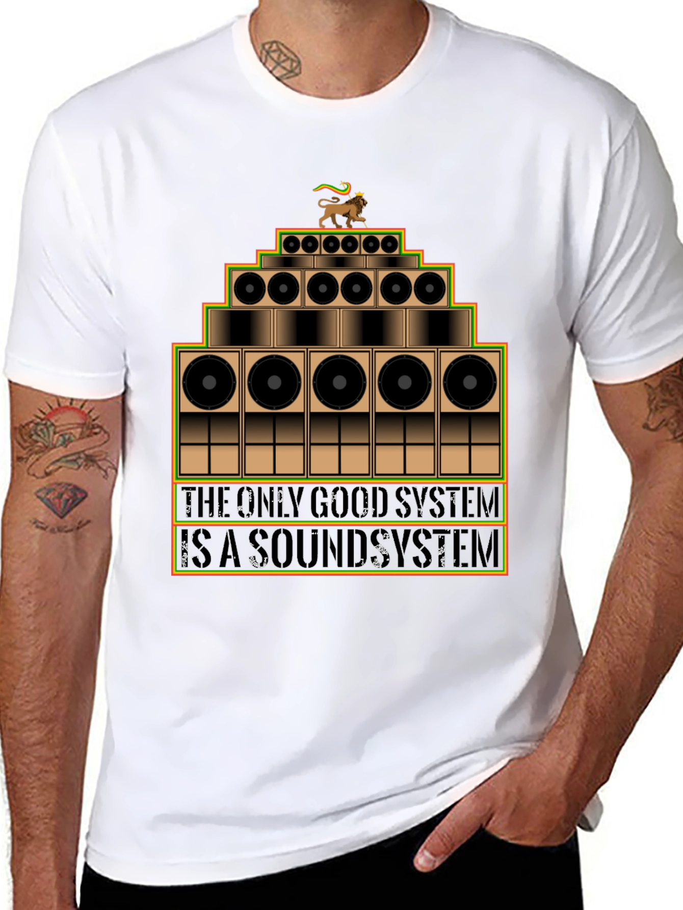 Rasta Sound System Graphic Tee