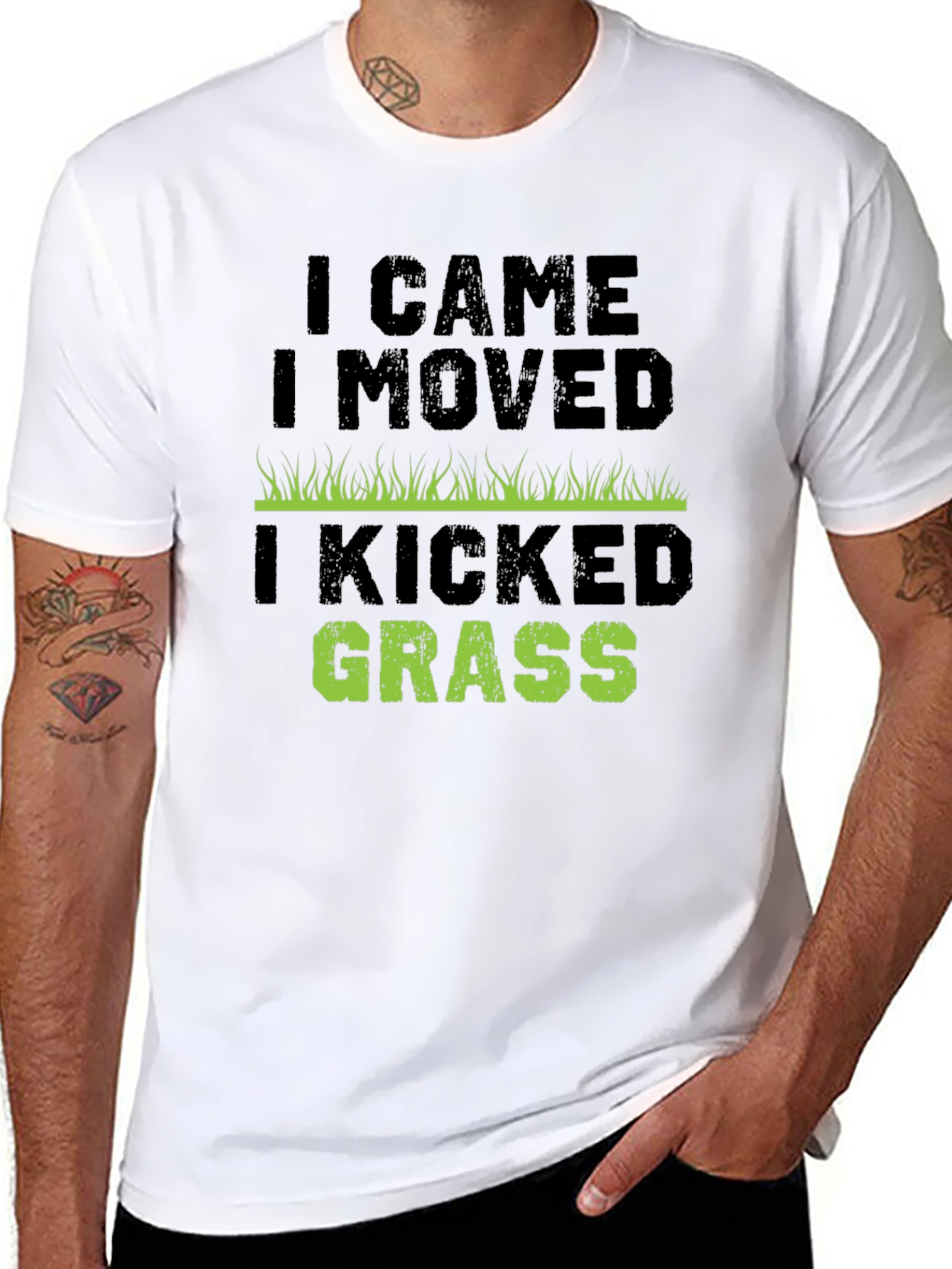 I Came I Moved I Kicked Grass T-Shirt