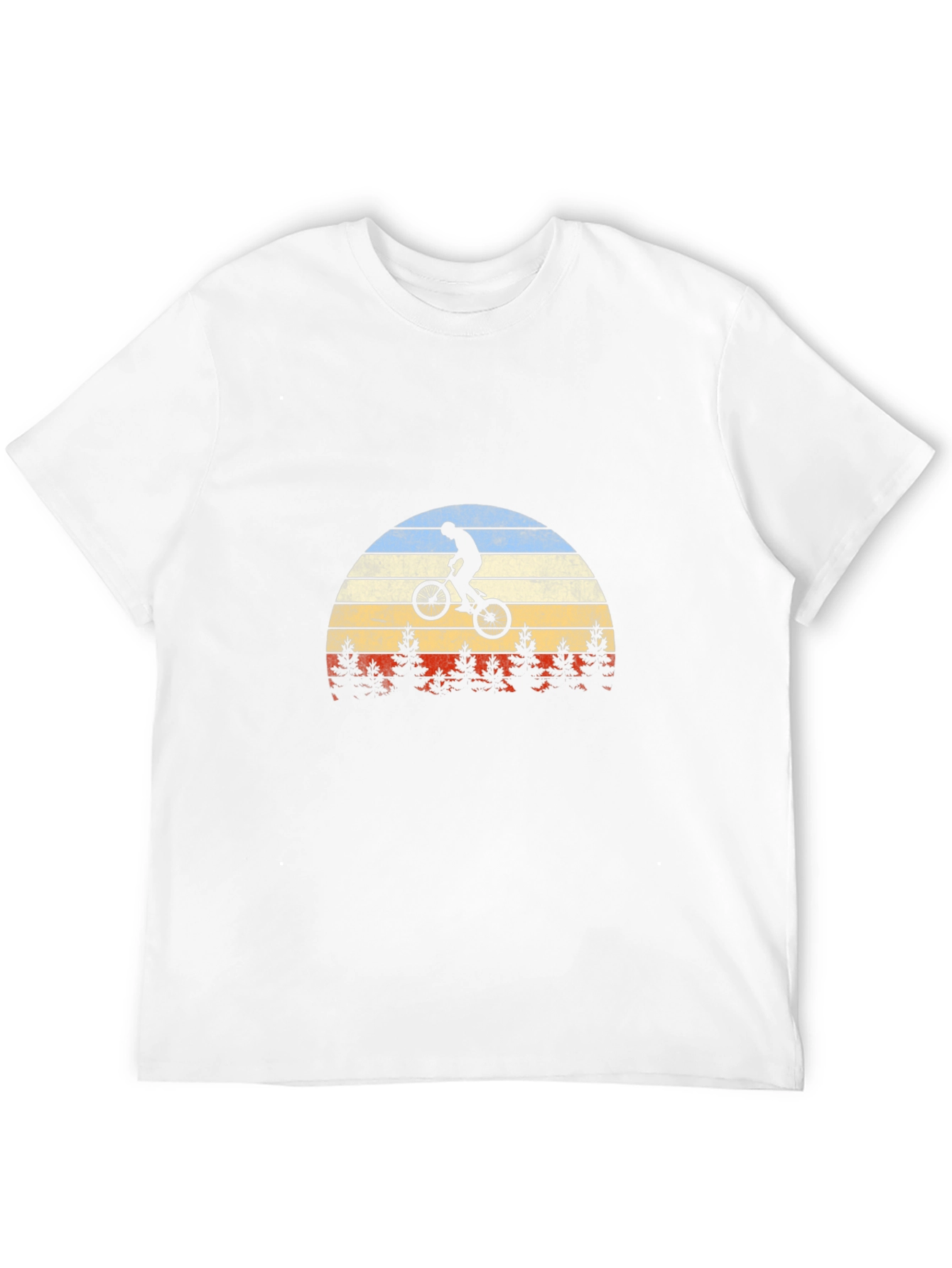 Retro Bike Sunset T-Shirt