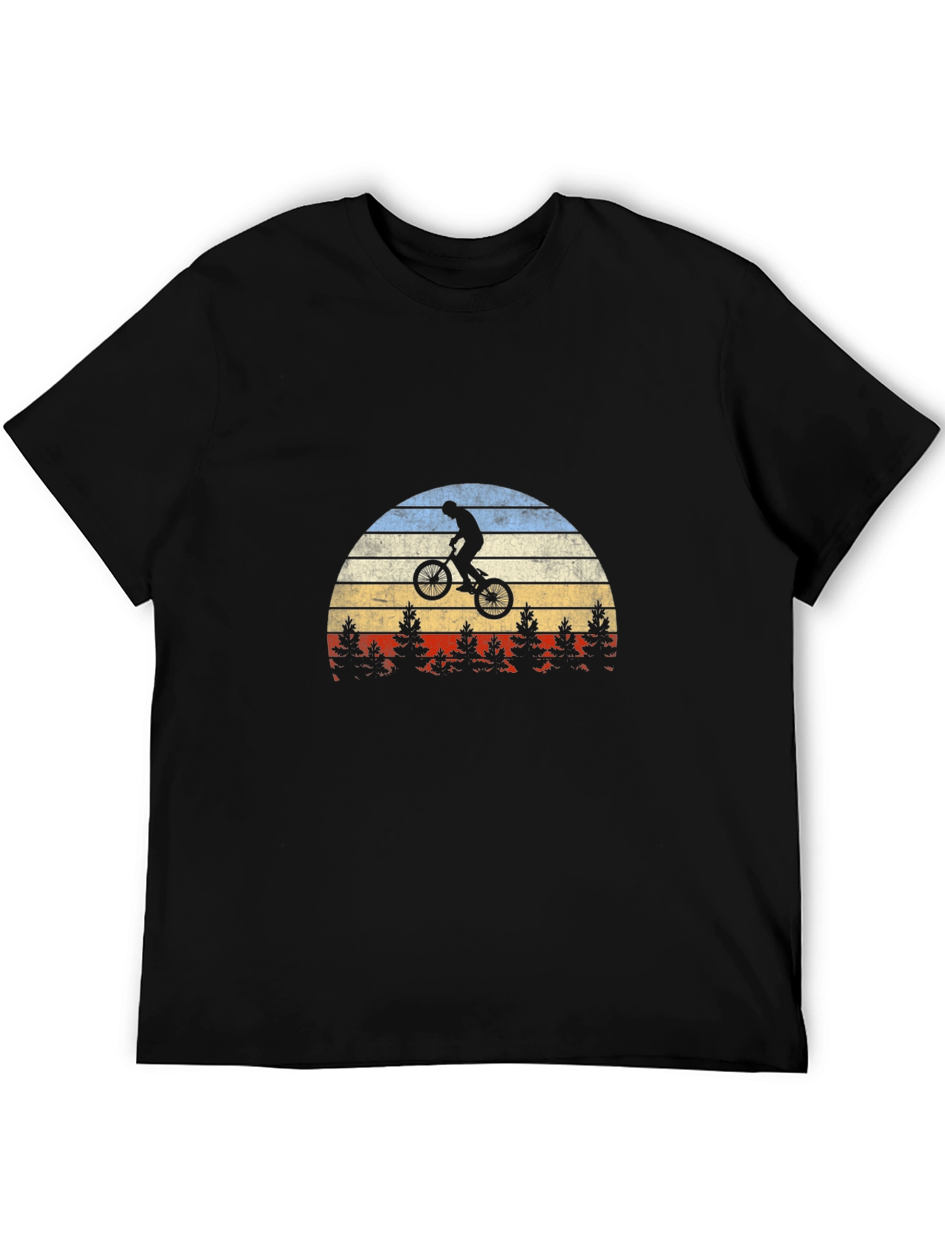 Retro Bike Sunset T-Shirt