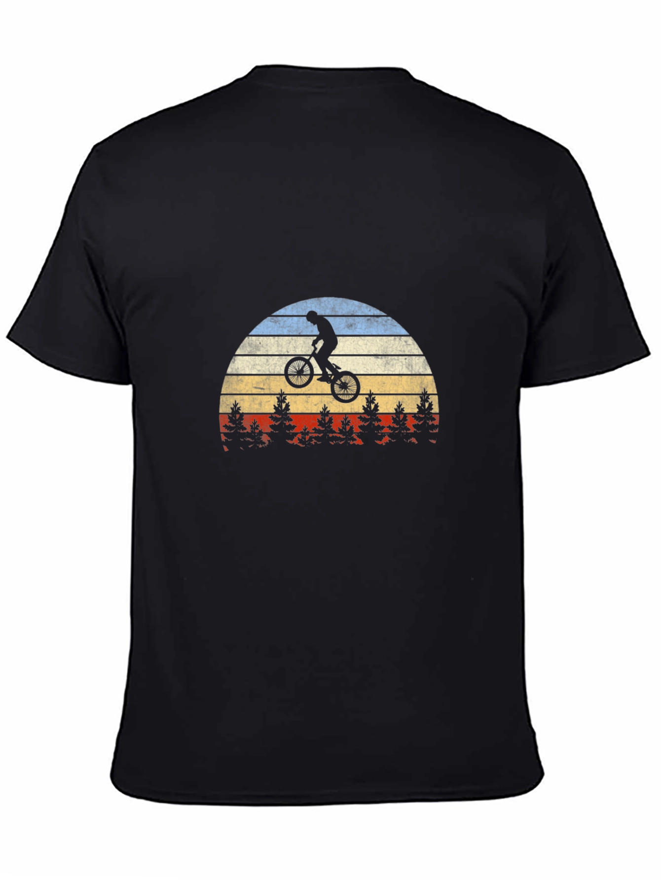 Retro Bike Sunset T-Shirt