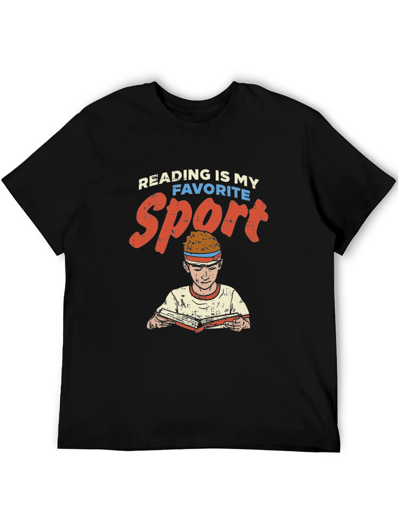 Reading is My Favorite Sport Graphic Tee
